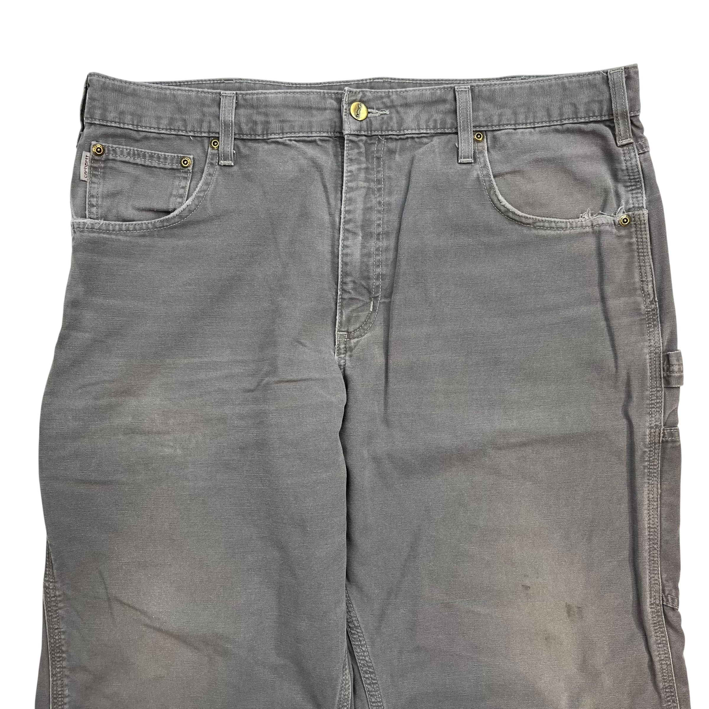 Vintage Carhartt Dungaree Pants Light Grey