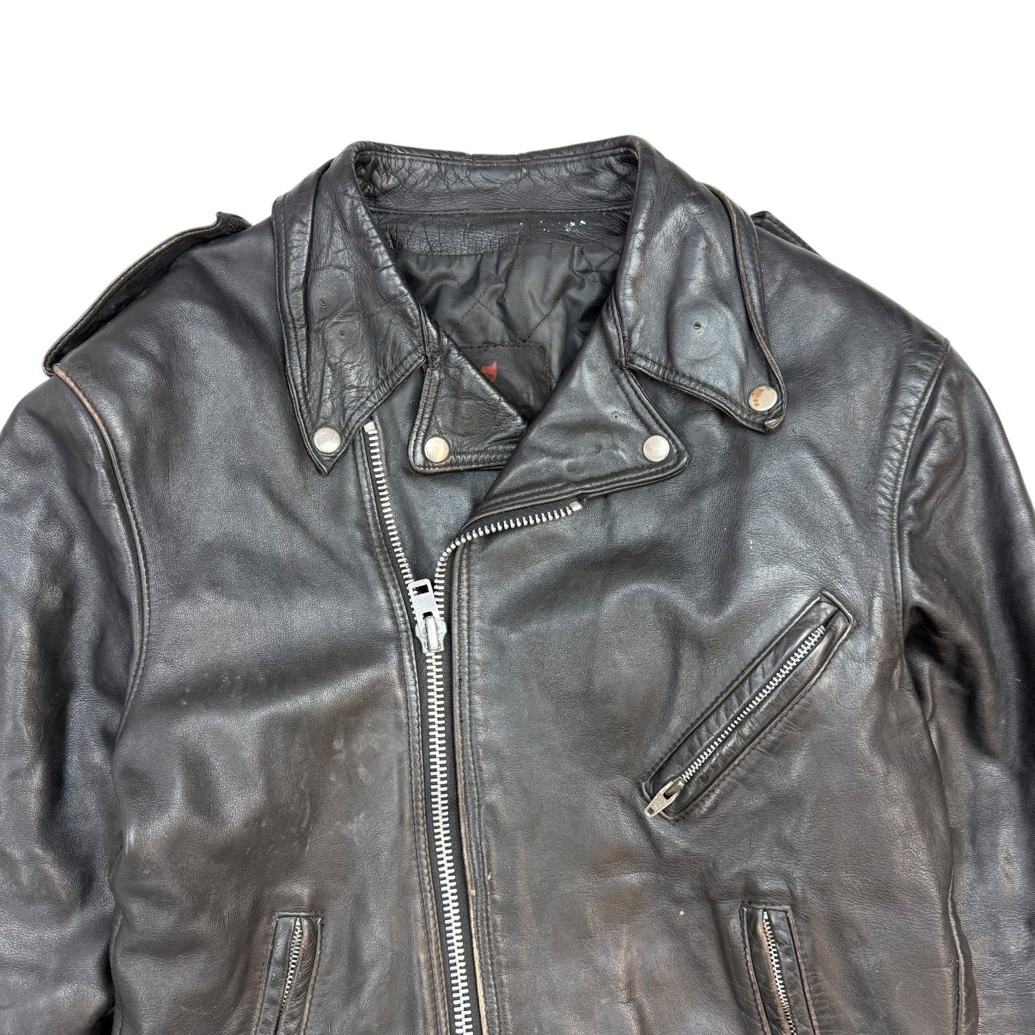 Vintage Bristol Leather Jacket Black