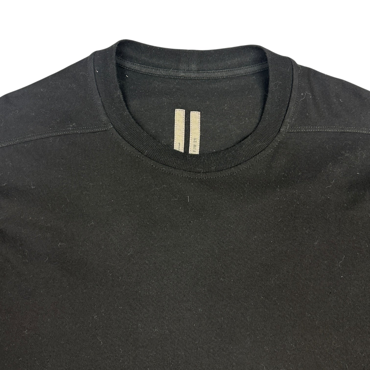Rick Owens Tommy T-Shirt Black