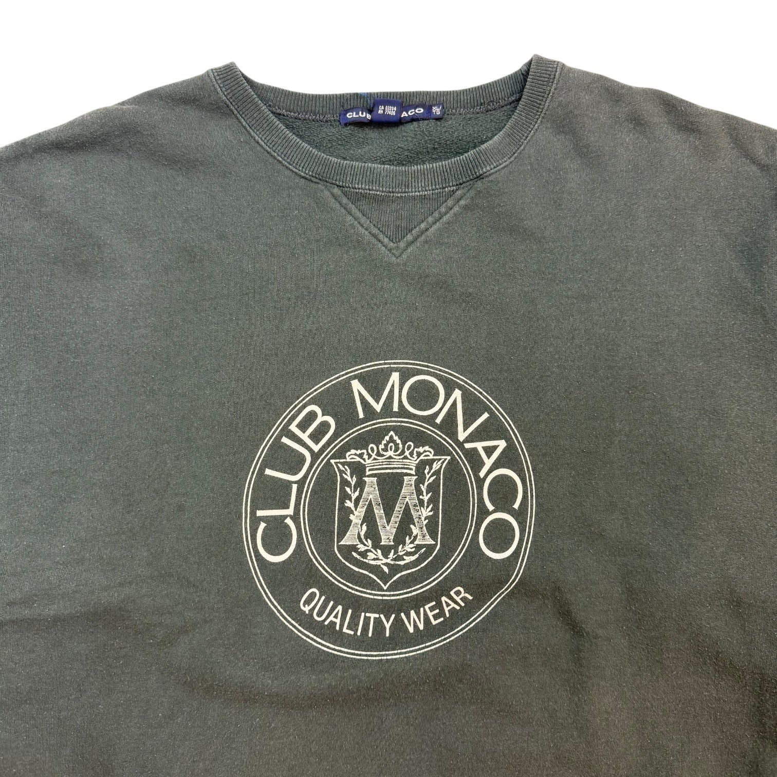 Vintage Club Monaco Crewneck Sweater Green