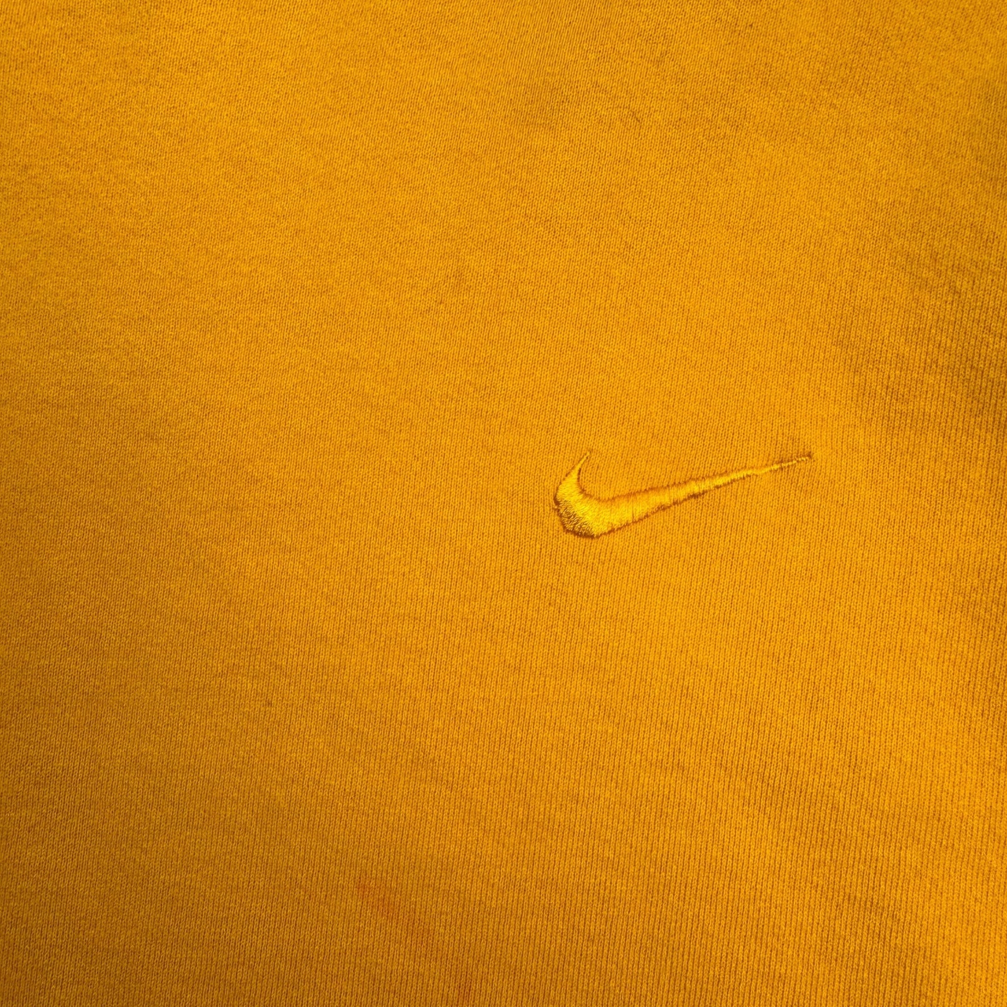 Vintage Nike Tonal Pocket Swoosh Crewneck Yellow