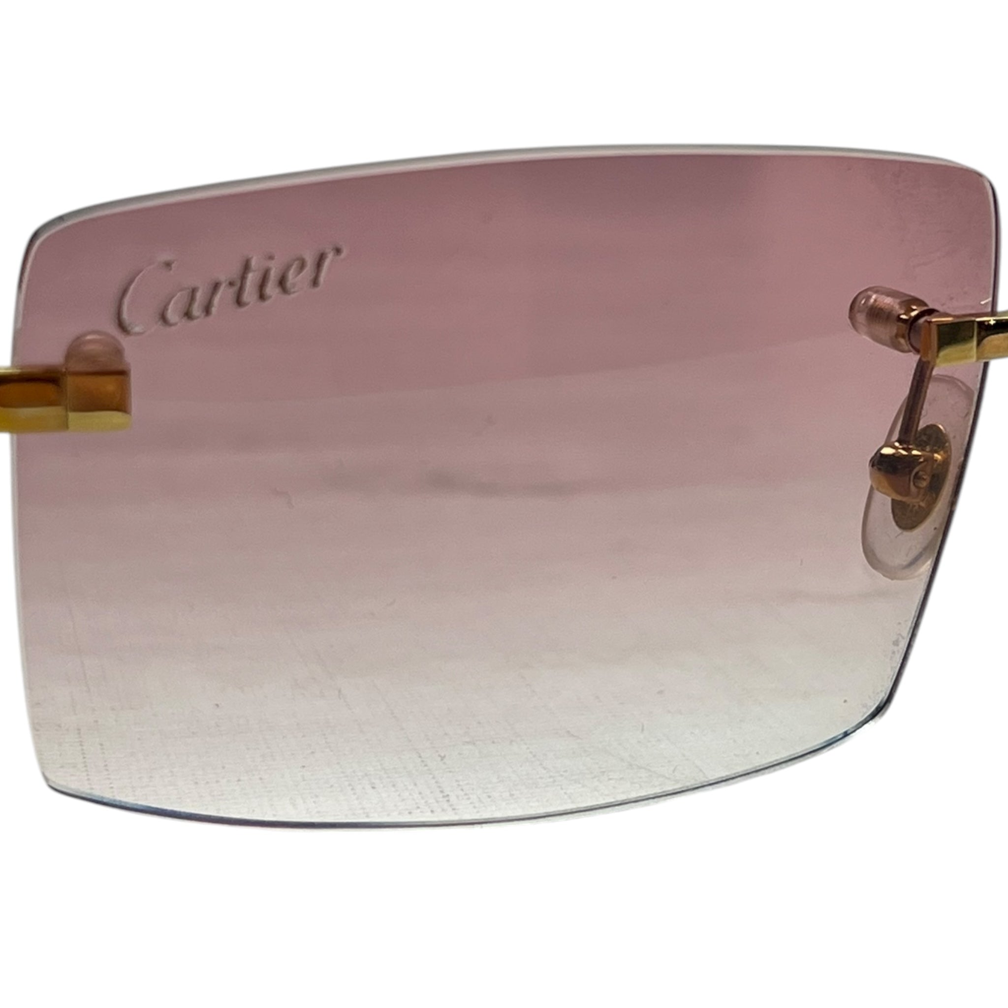 Cartier Panthere De Cartier Rectangle Sunglasses