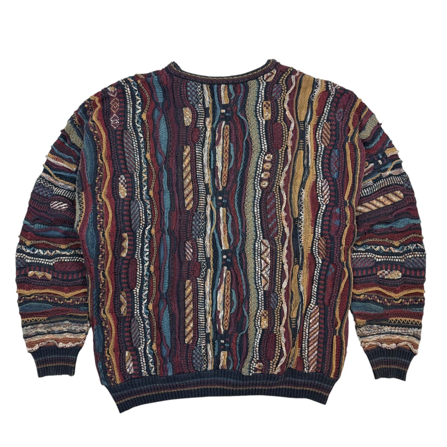 Vintage RoundTree & Yorke Cable Knit Sweater Multicolour