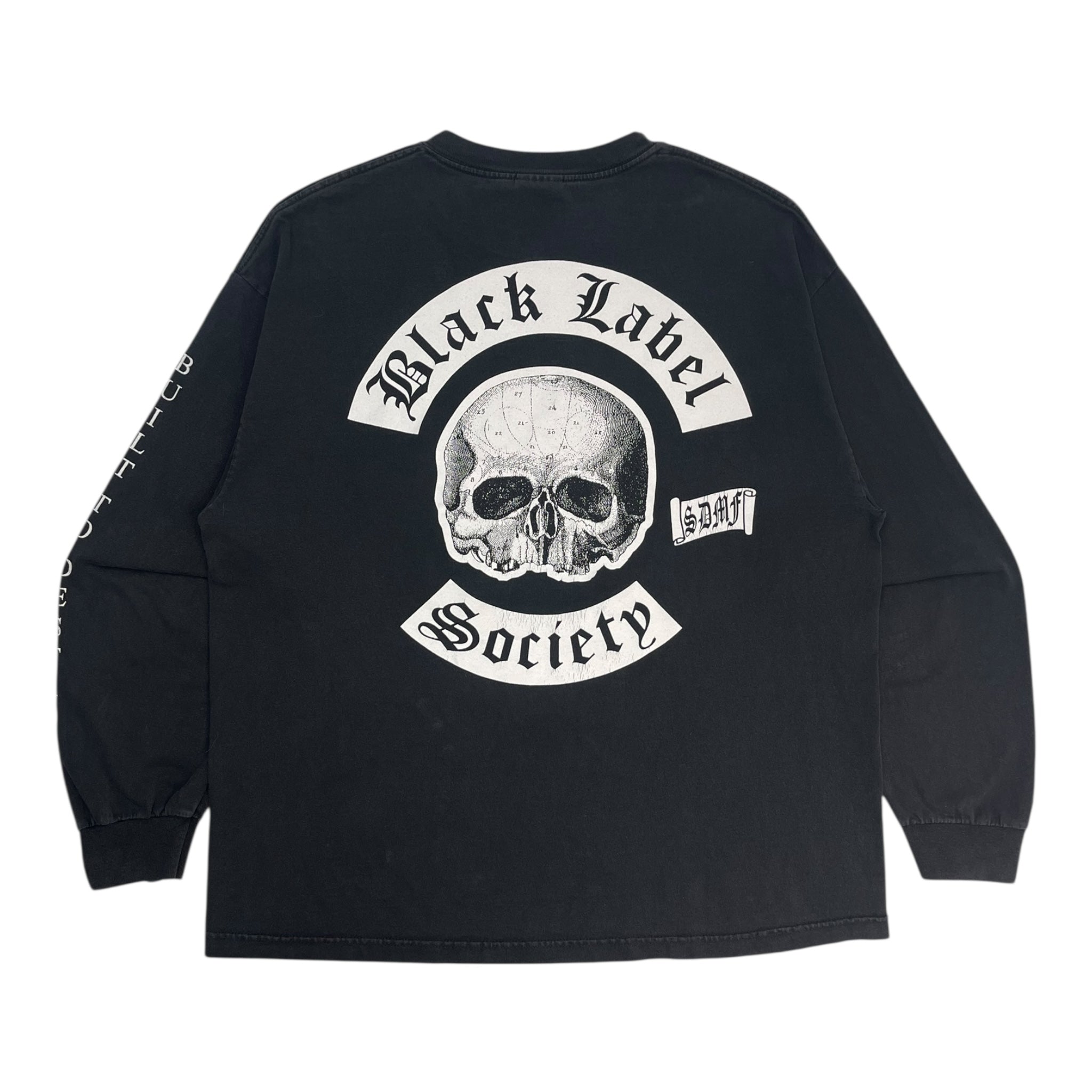 Vintage Zack Wylde ‘Black Label Society’ L/S T-Shirt Washed Black