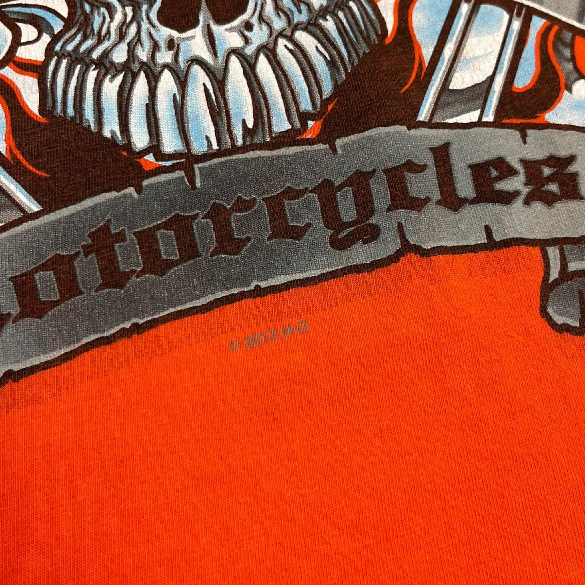 Harley Davidson Las Vegas Nevada T-Shirt Orange