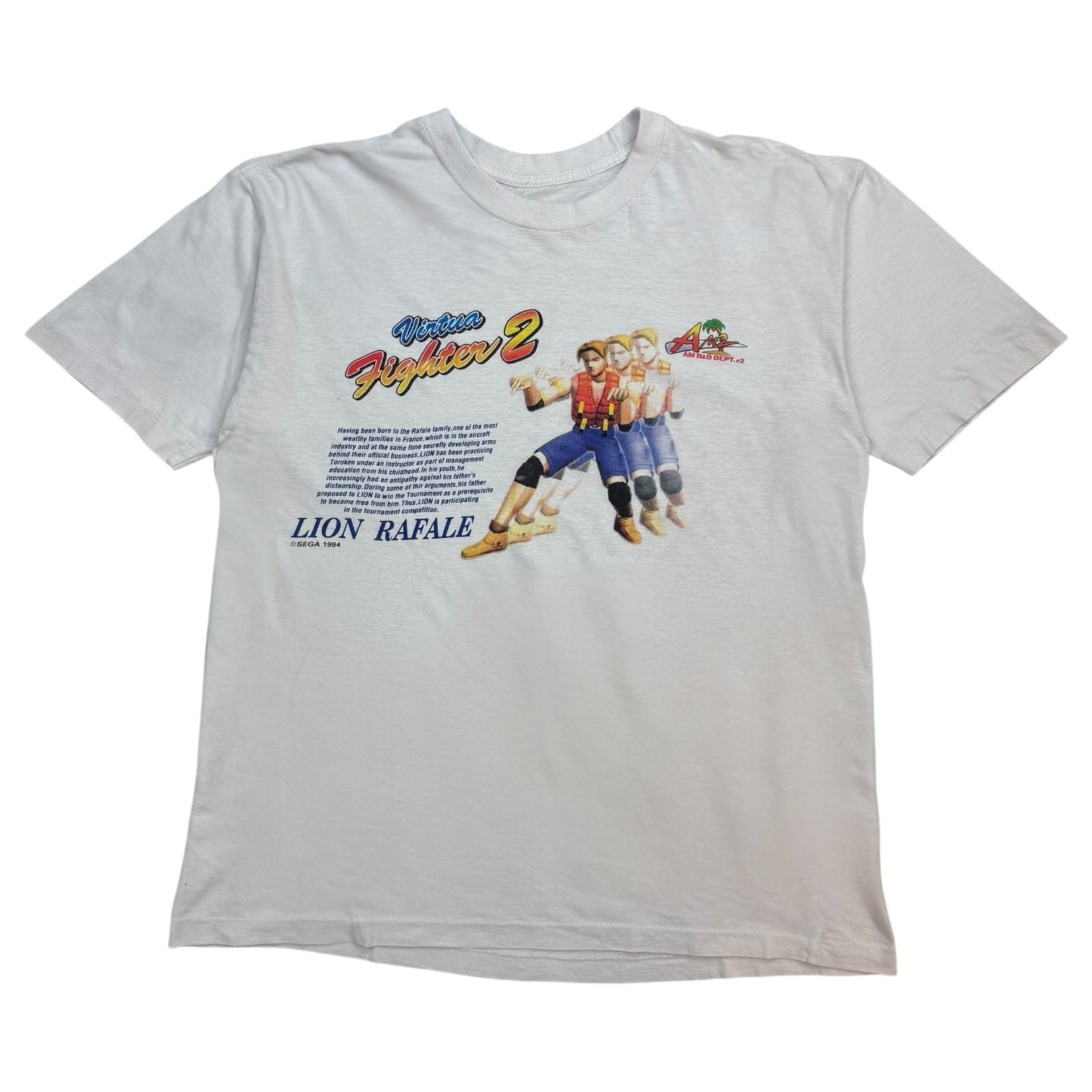 1993 Virtua Fighter 2 Tee White
