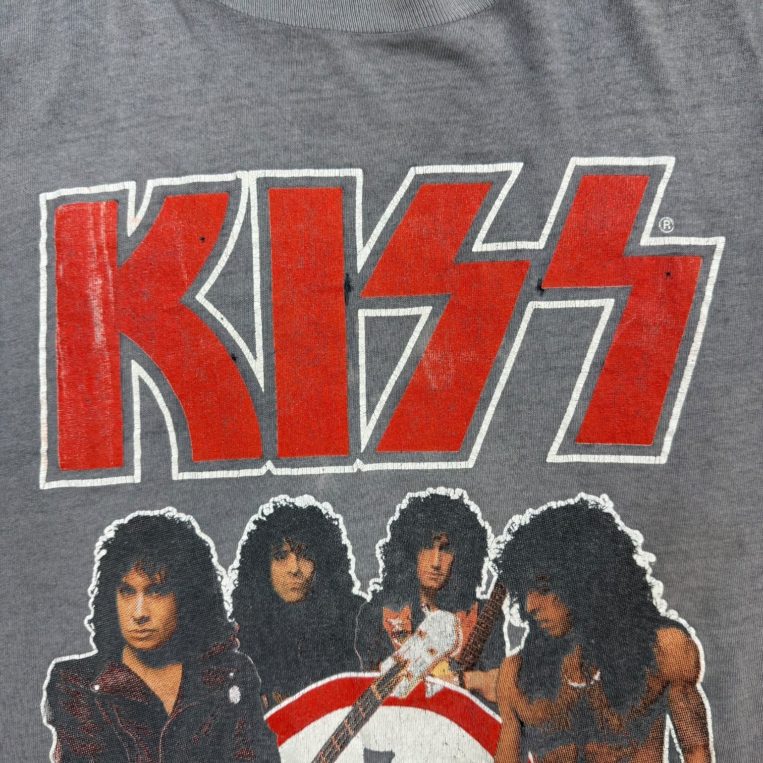 1988 Kiss Crazy Nights ‘88 Tee Faded Black