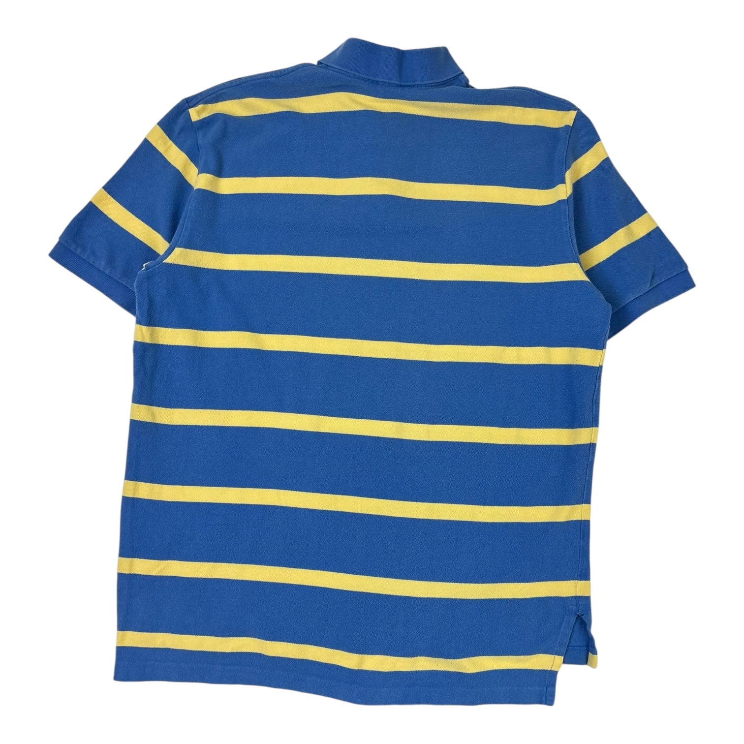 Vintage Polo Ralph Lauren Striped Polo T-Shirt Blue