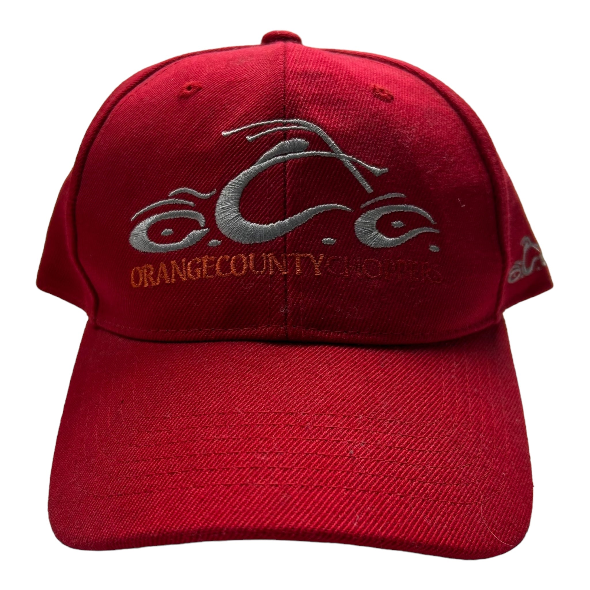 Y2K Orange County Choppers Hat Red