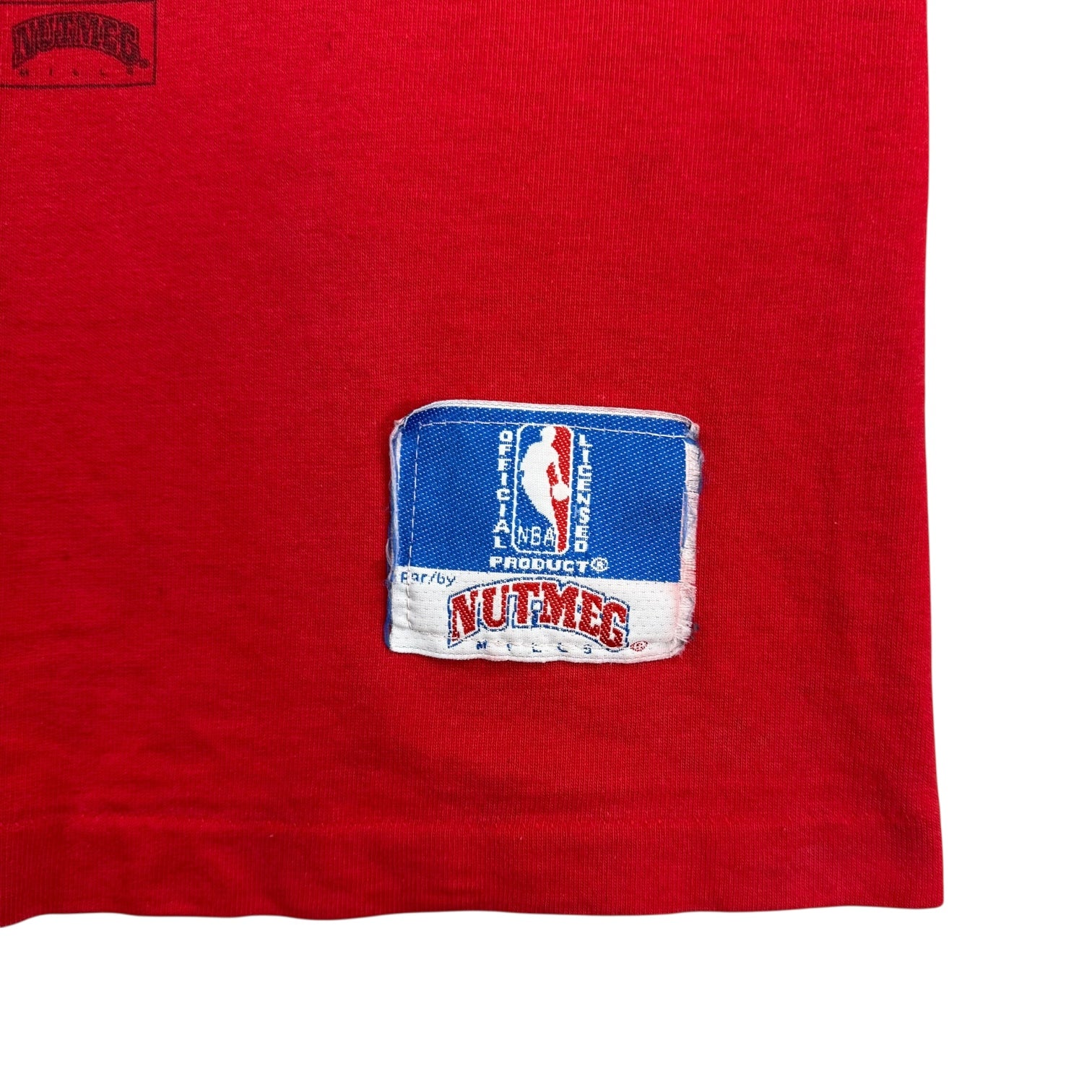Vintage Nutmeg Chicago Bulls Crash Tee Red
