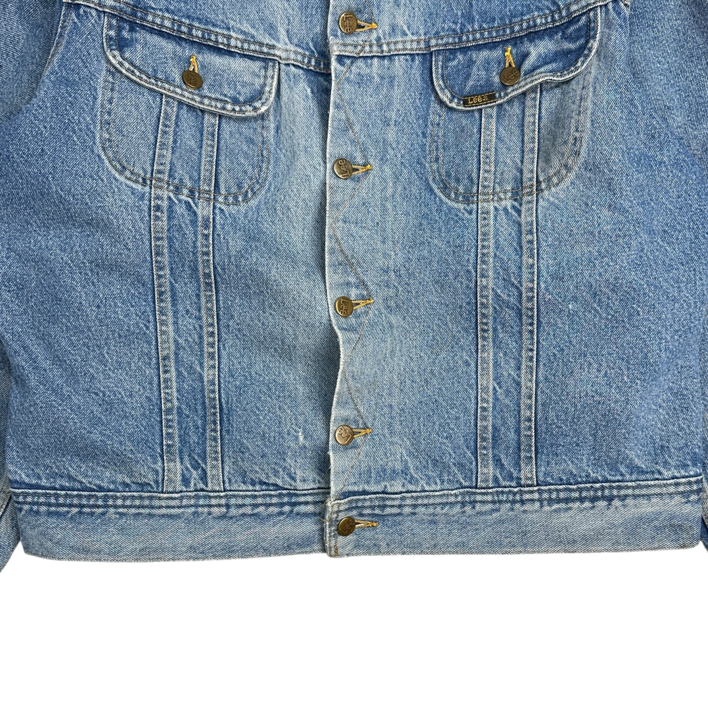 Vintage Lee Storm Rider Denim Jacket Light Wash