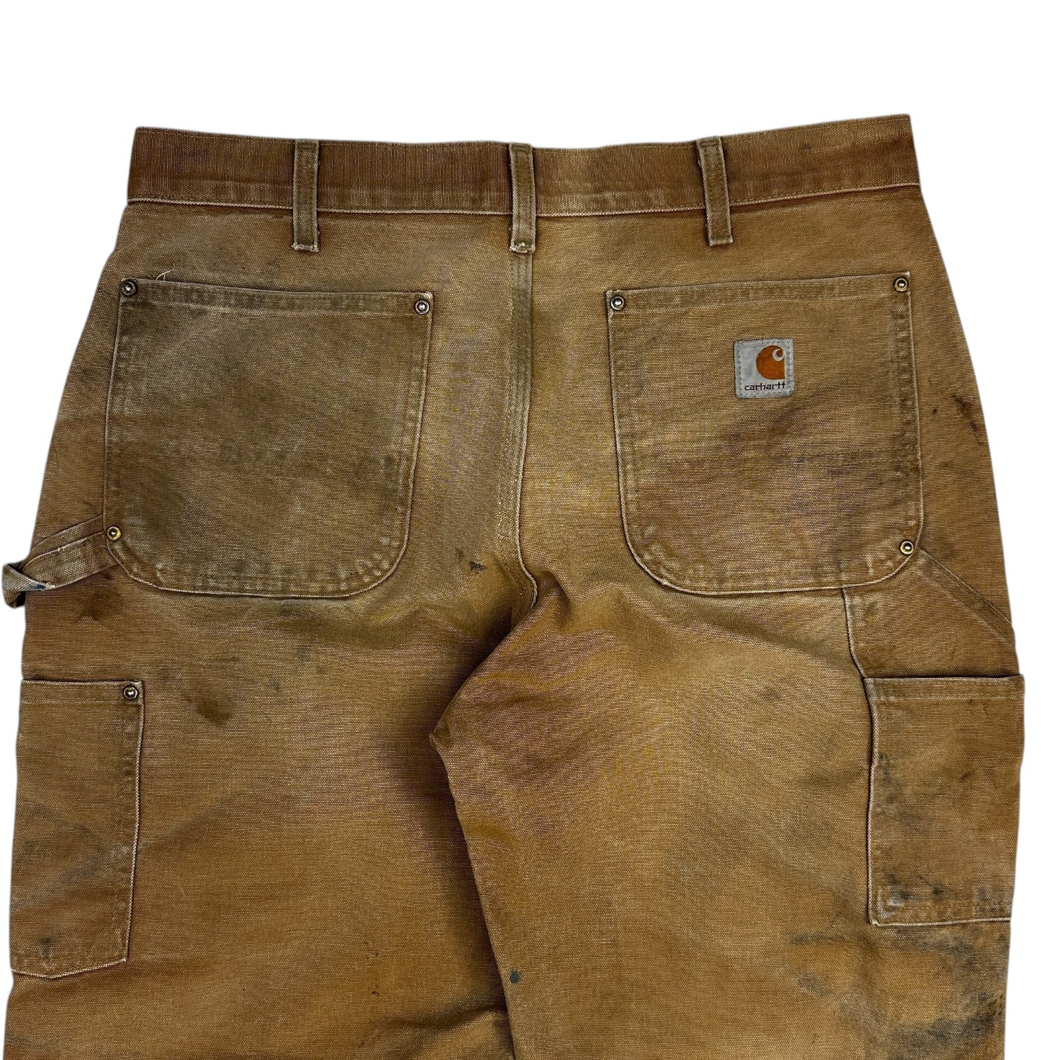 Vintage Carhartt Double Knee Cargo Pants Tan