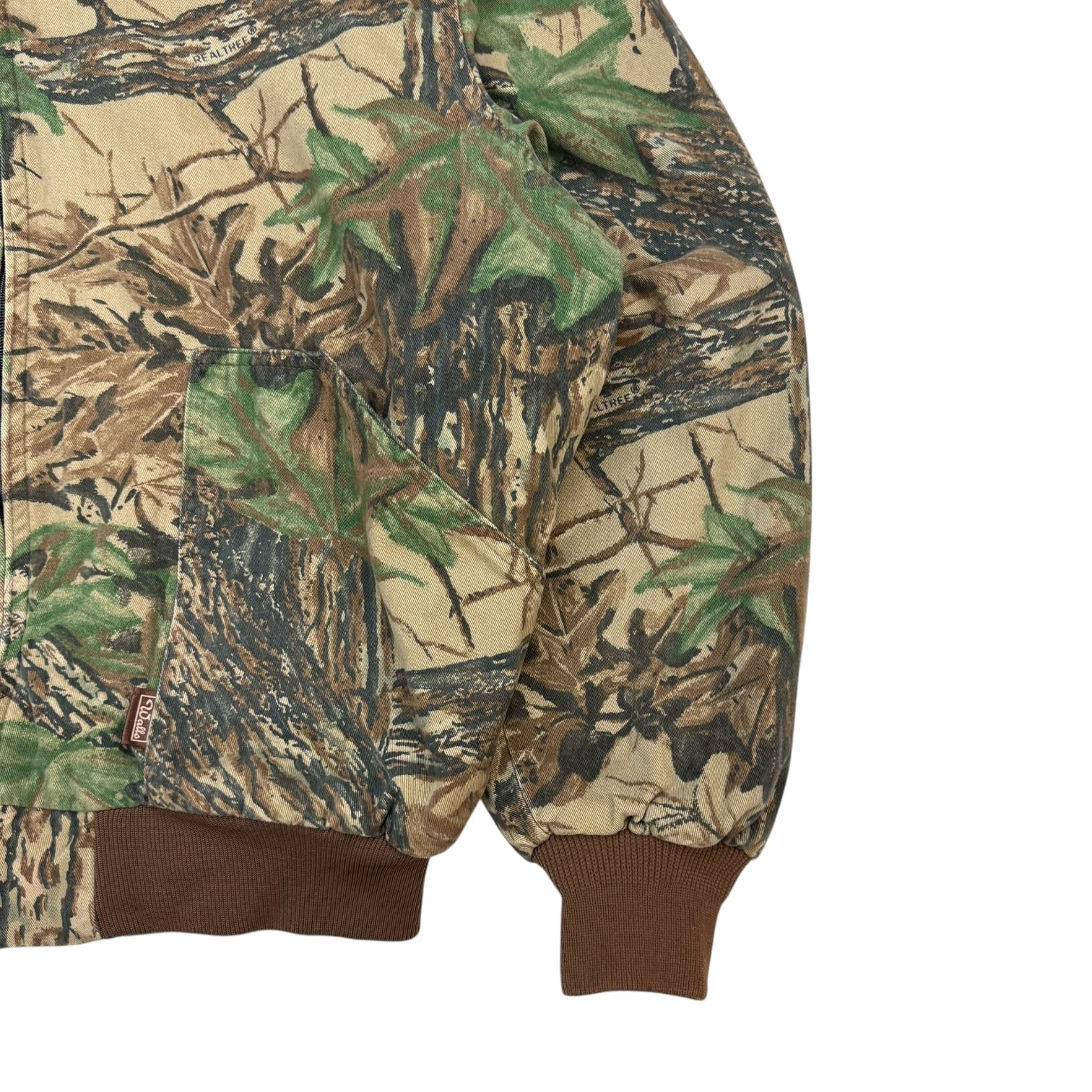 Vintage Real Tree Hooded Work Jacket Camo
