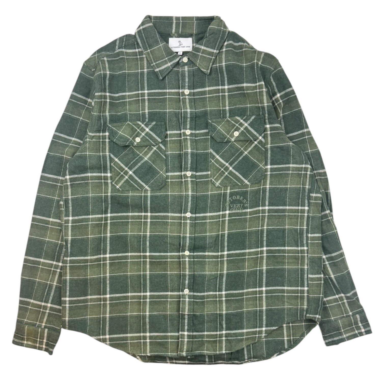 OVO Long Sleeve Woven Shirt Green