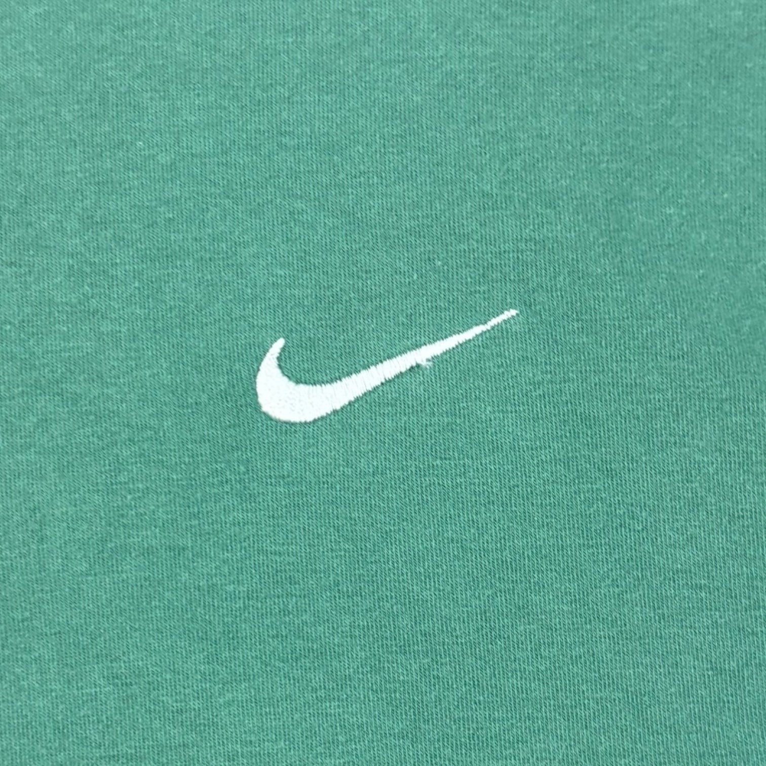 Vintage Nike Mock Neck Long Sleeve Shirt Green