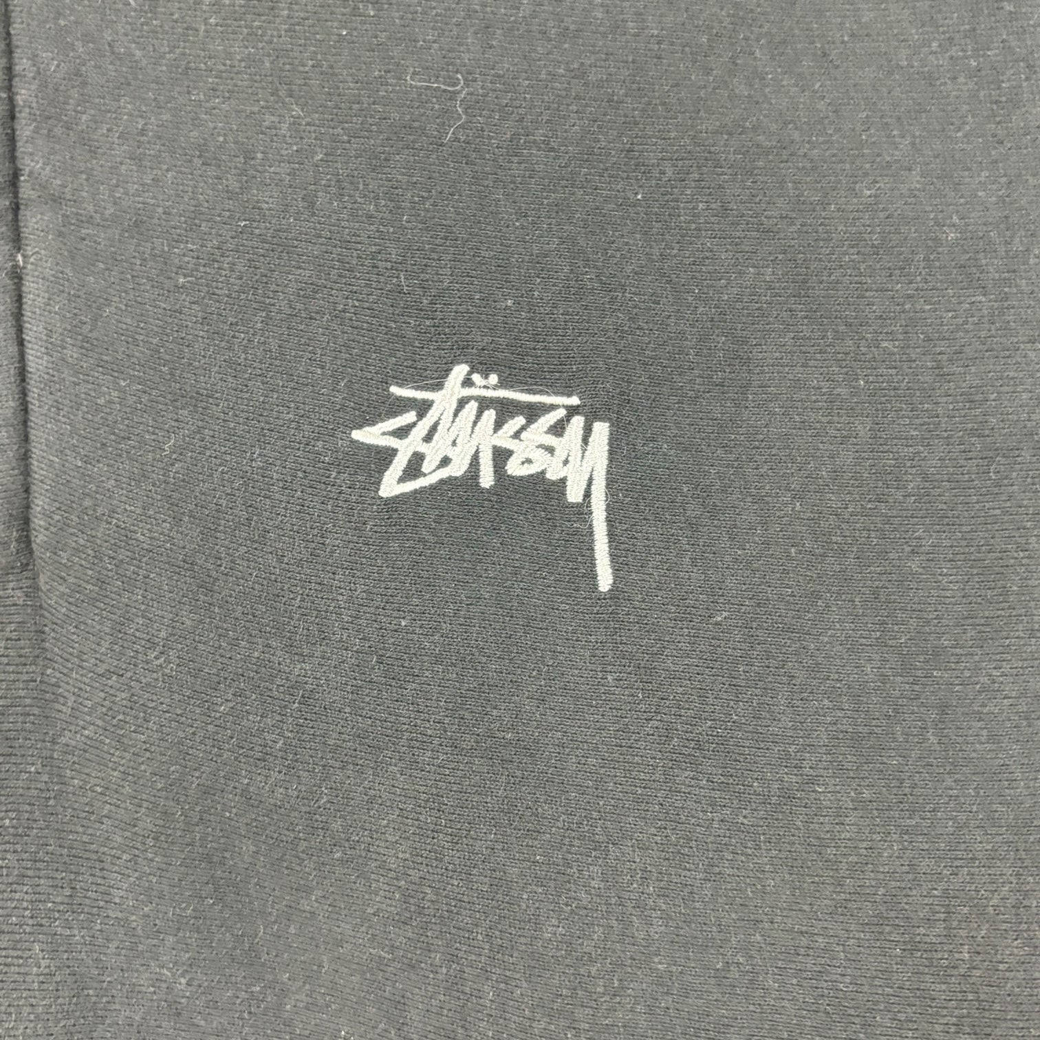 Stussy Quarter-Zip Sweatshirt Black