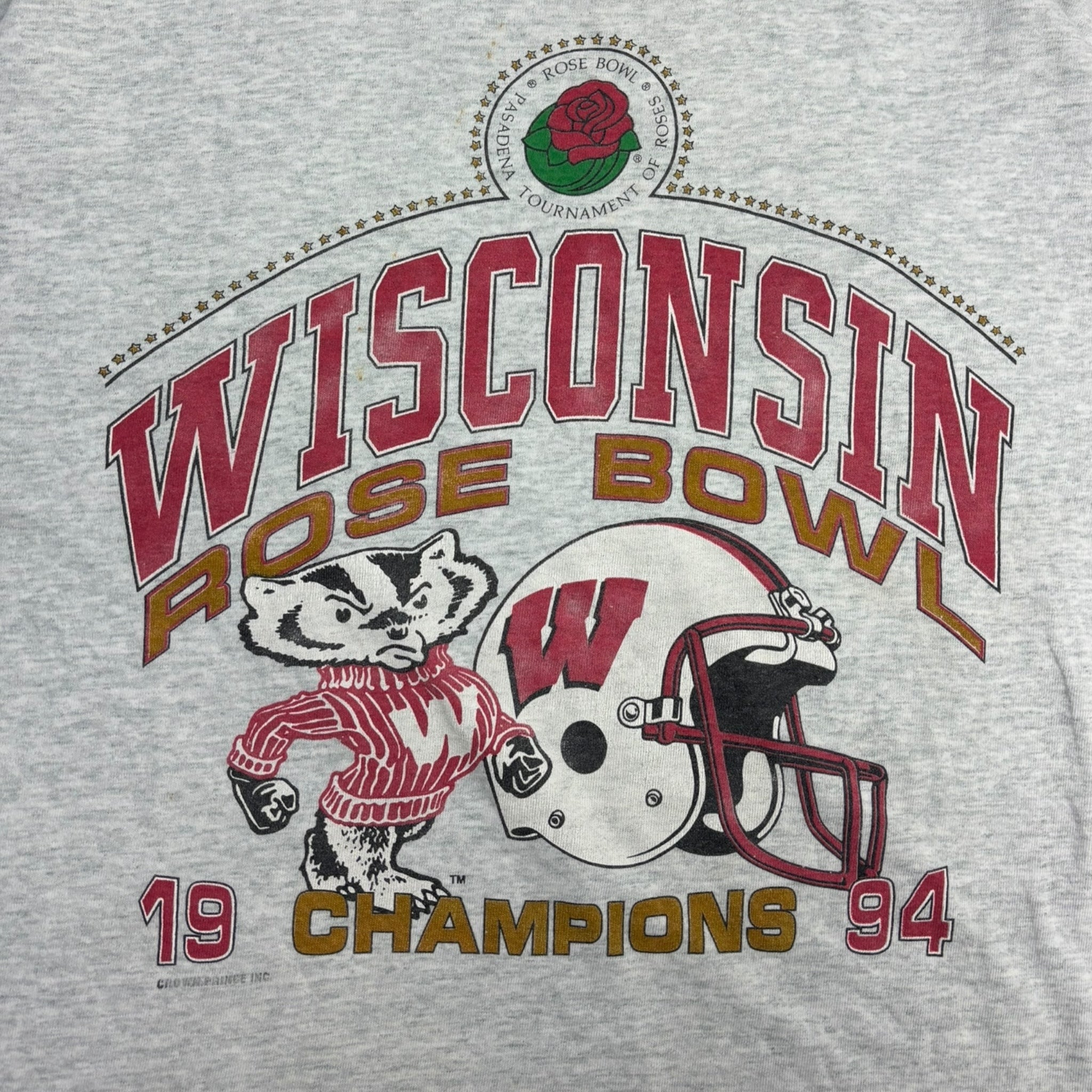 1994 Wisconsin Badgers Rose Bowl Champions T-Shirt
