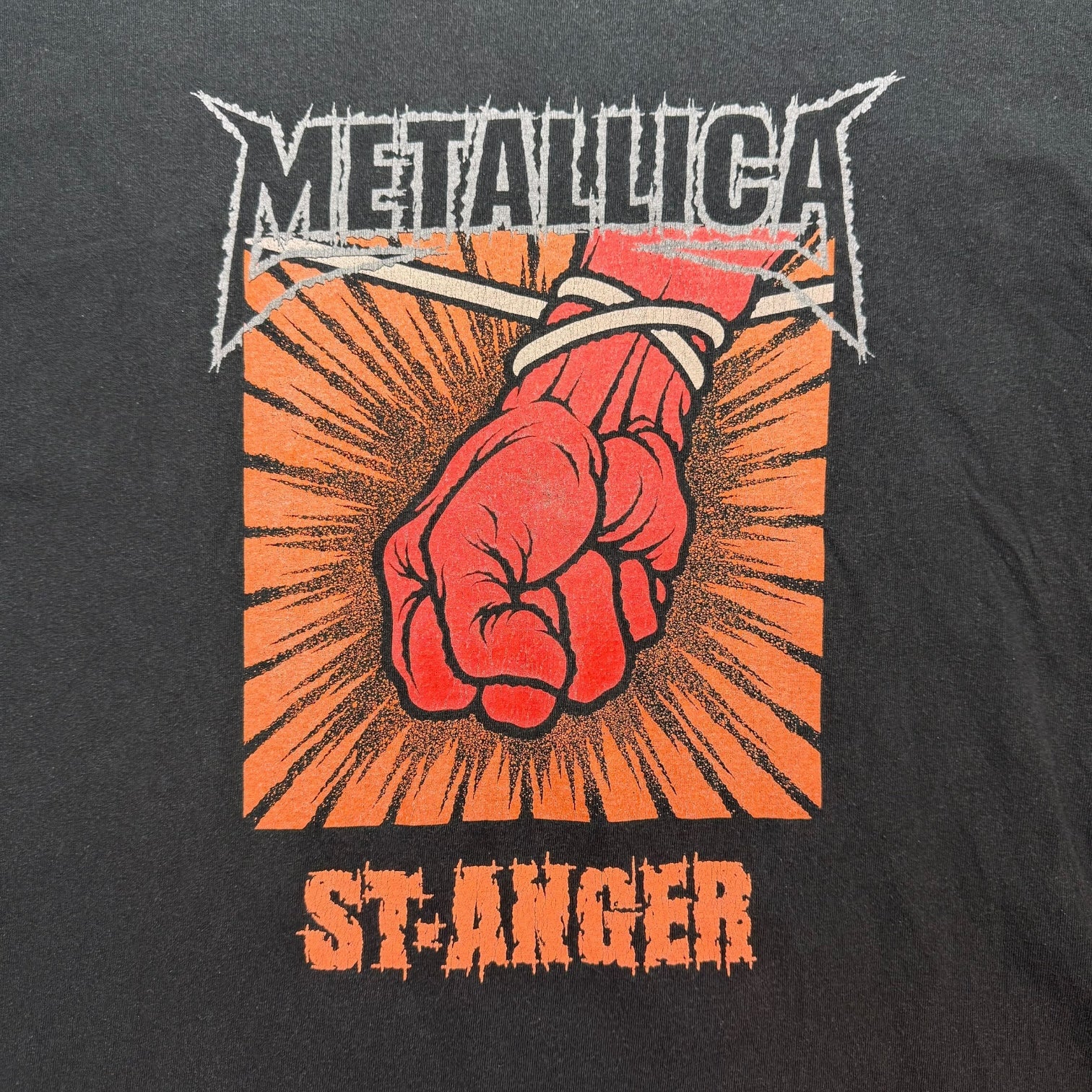 2004 Metallica St Anger Tour Tee Black