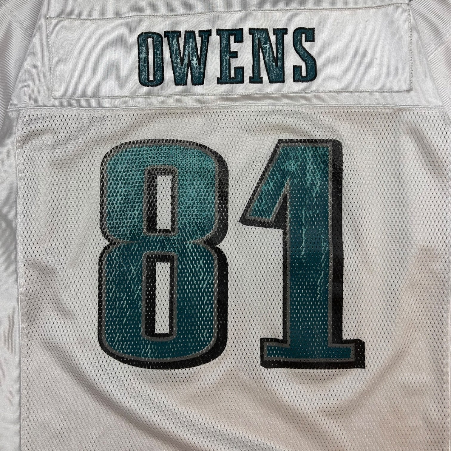 Vintage Reebok Philadelphia Eagles Owens Away Jersey White