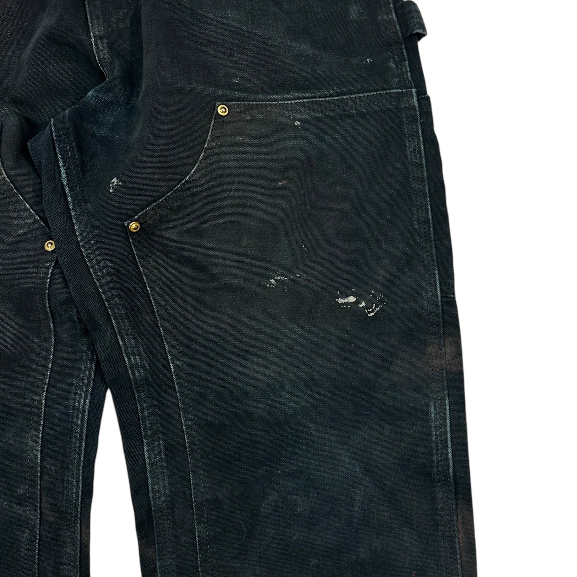 Vintage Carhartt Double Knee Cargo Pants Black