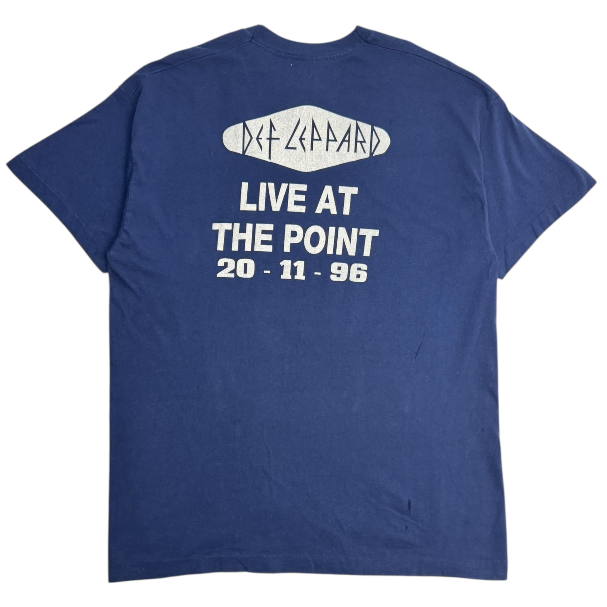 1996 Def Leppard “Live @ The Point” T-Shirt Navy