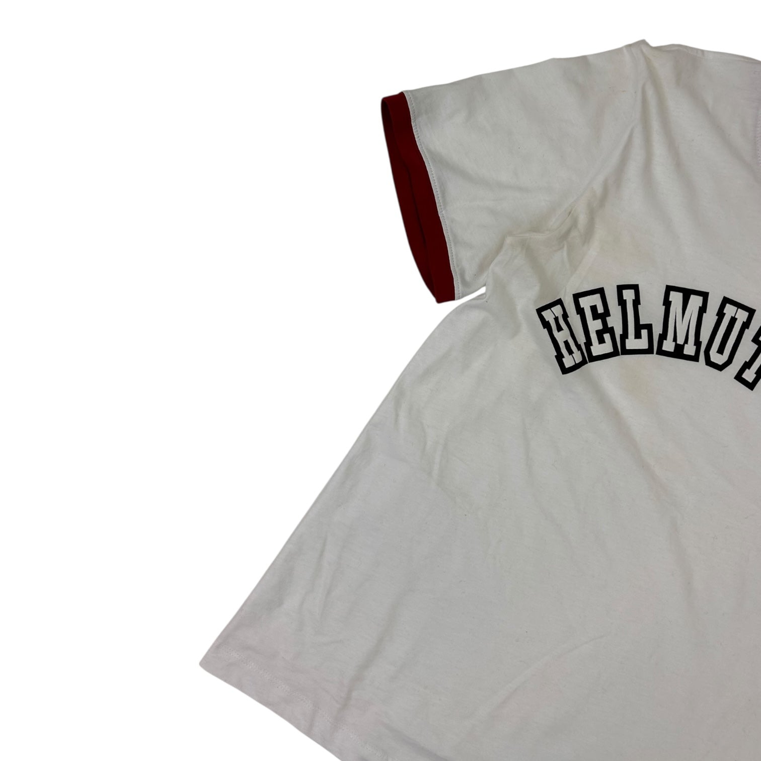 Helmut Lang HL Prep Logo Ringer T-Shirt White