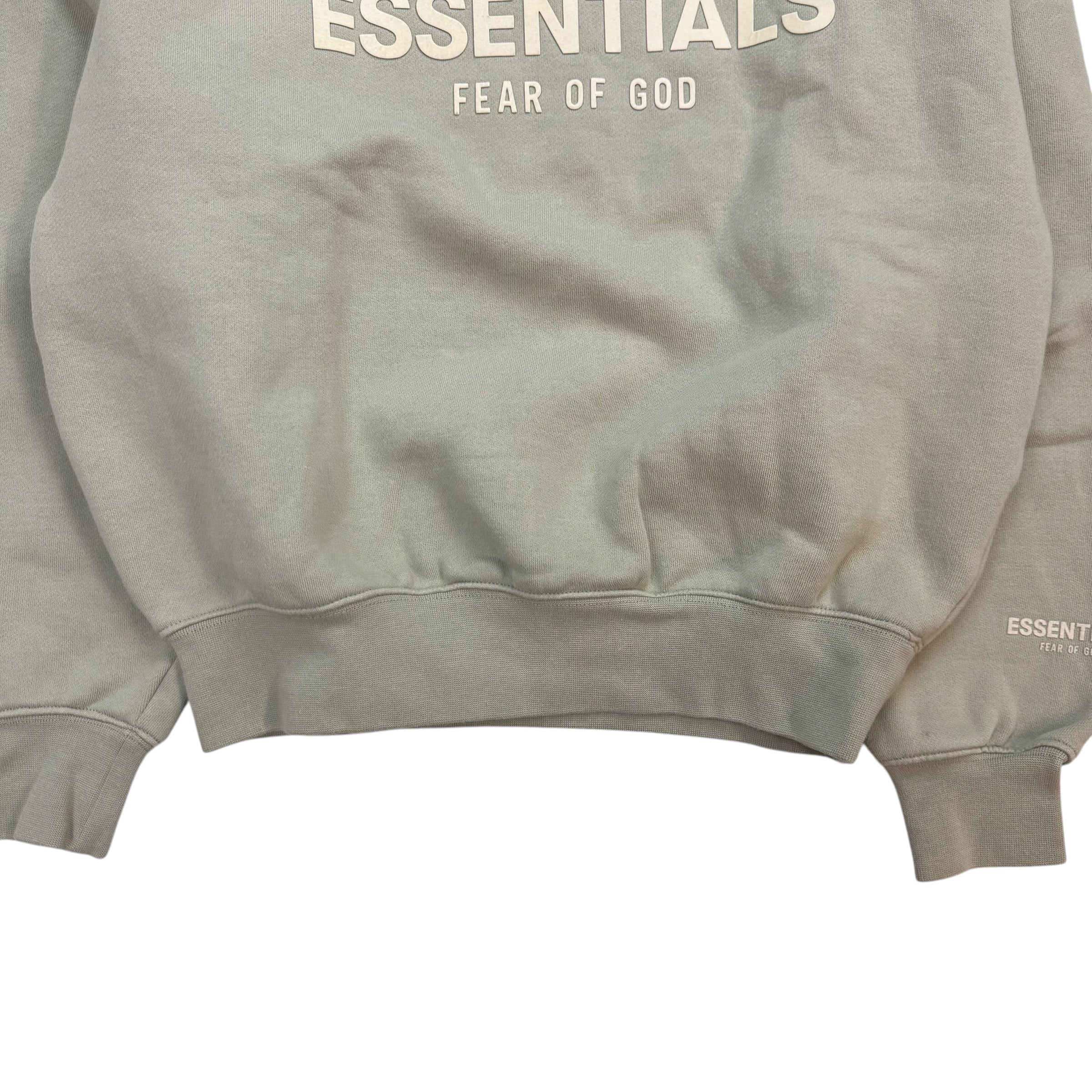 Fear Of God Essentials Kids Turtleneck Sweatshirt Seafoam