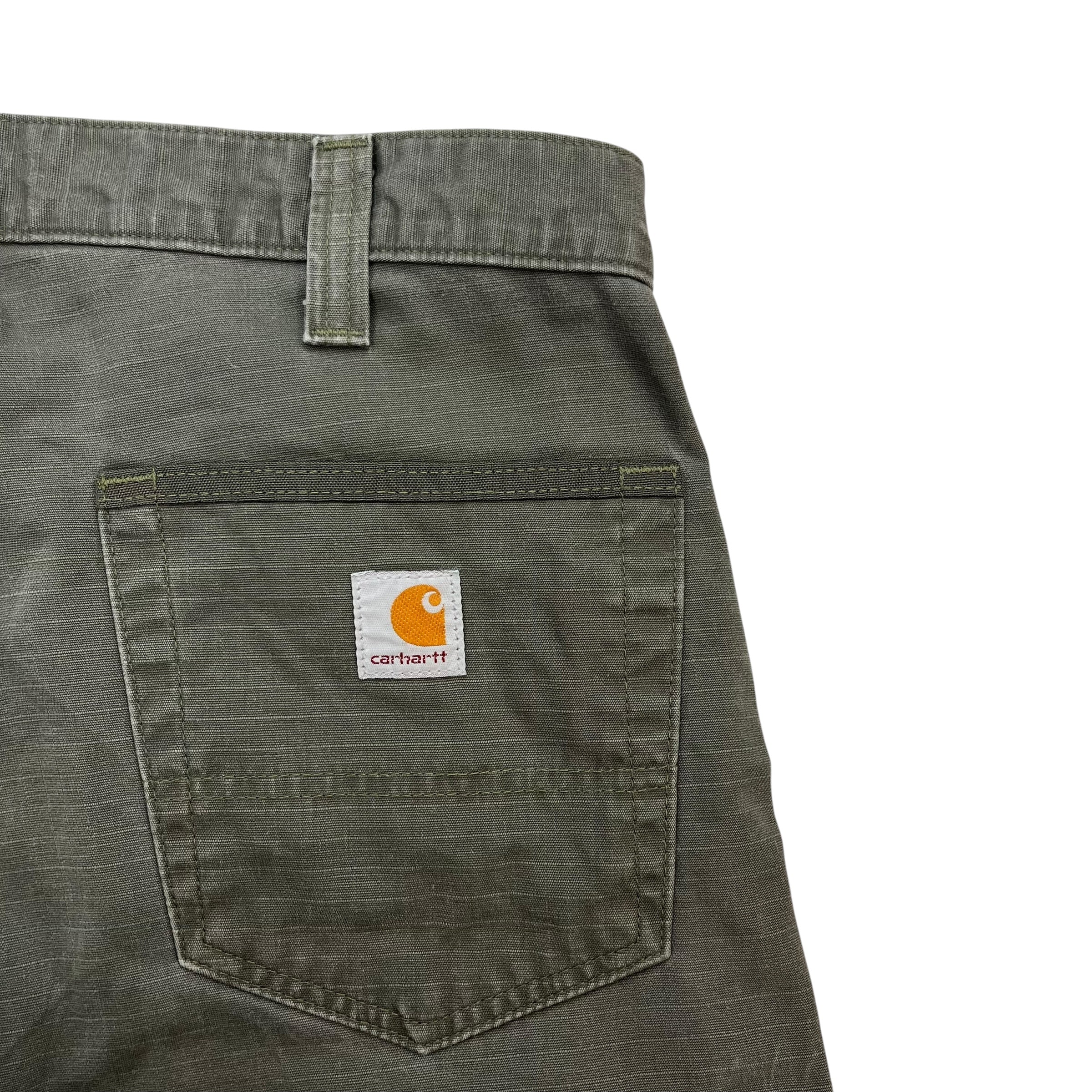 Vintage Carhartt Cargo Shorts Dark Green