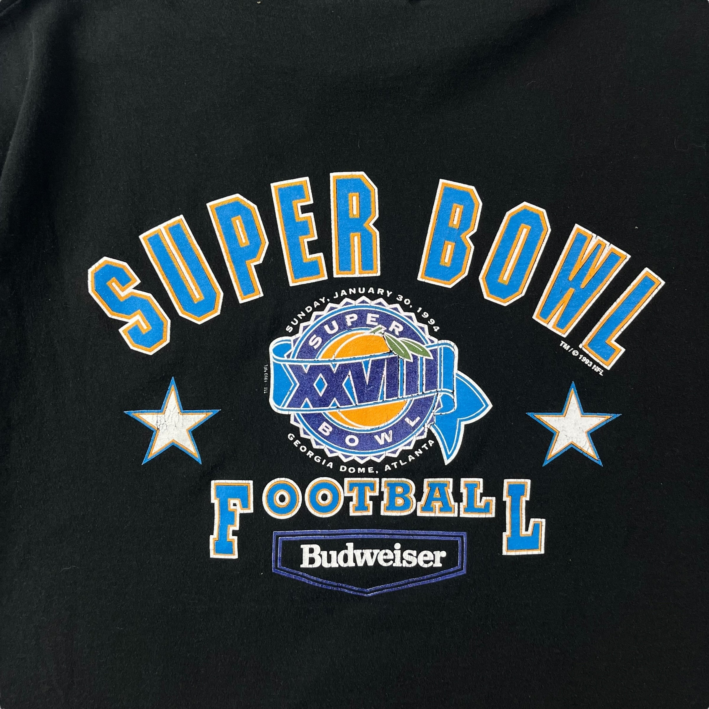 1994 NFL Budweiser Tee Black