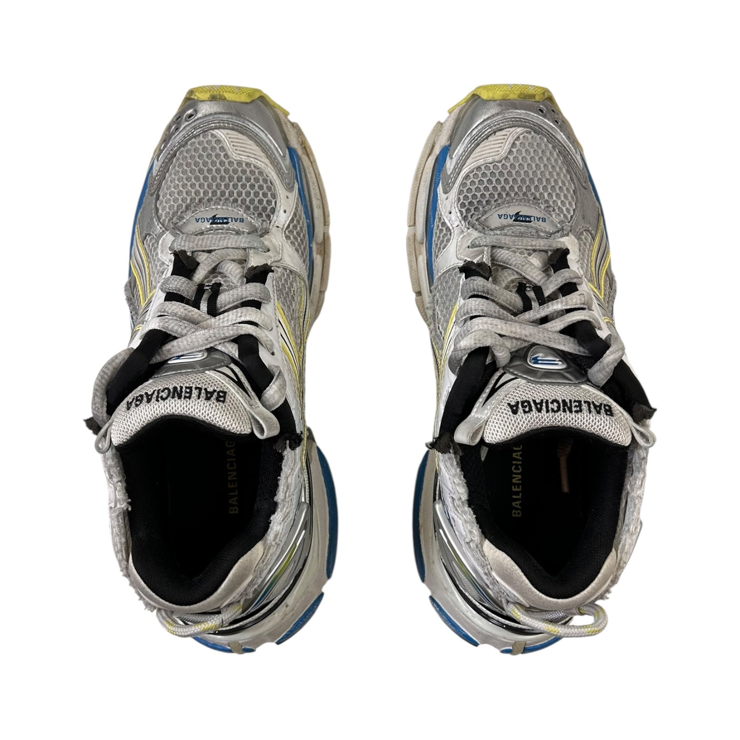 Balenciaga Runner Sneaker White/Blue/Yellow