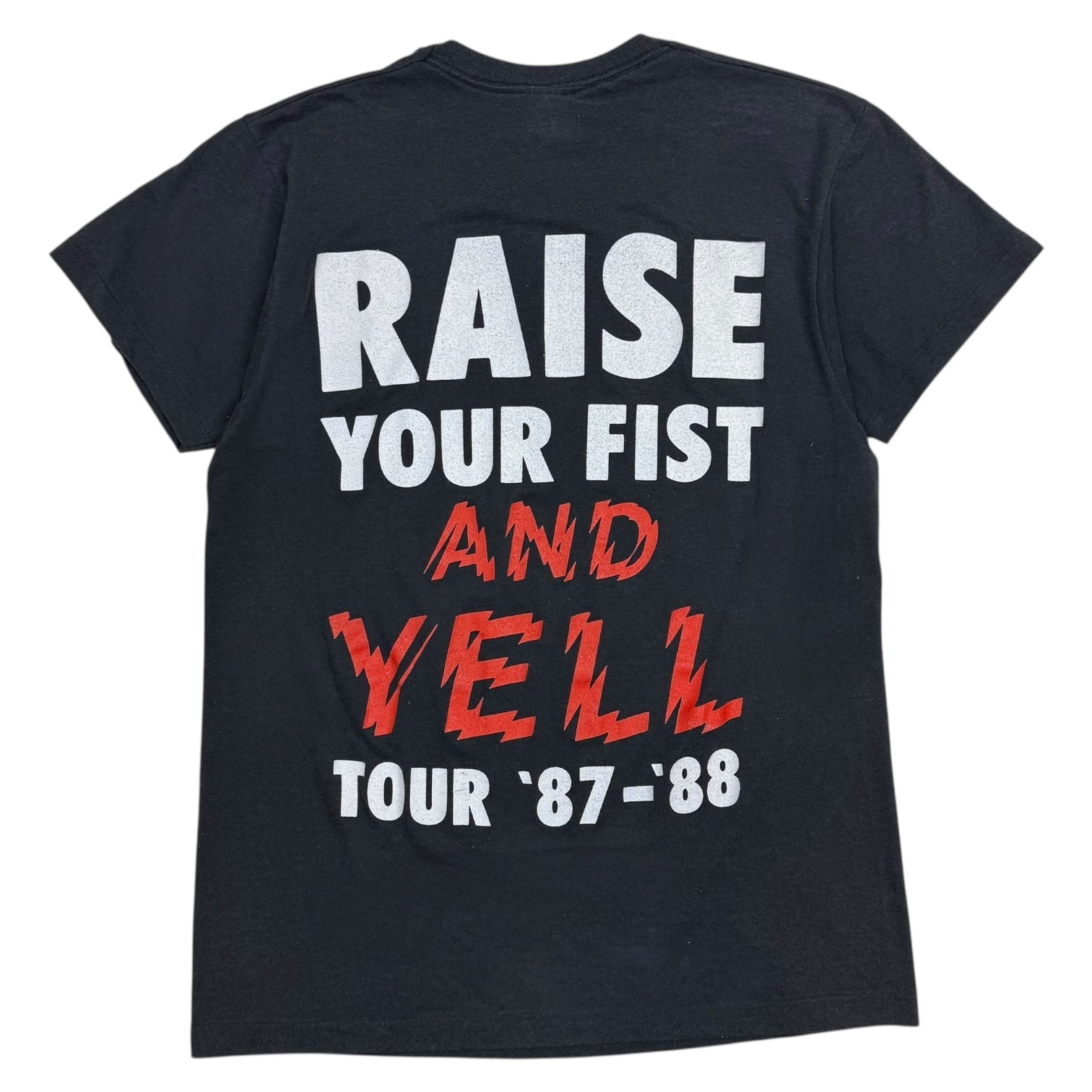 1987 Alice Cooper ‘Raise Your Fist And Yell’ Tour Tee Black