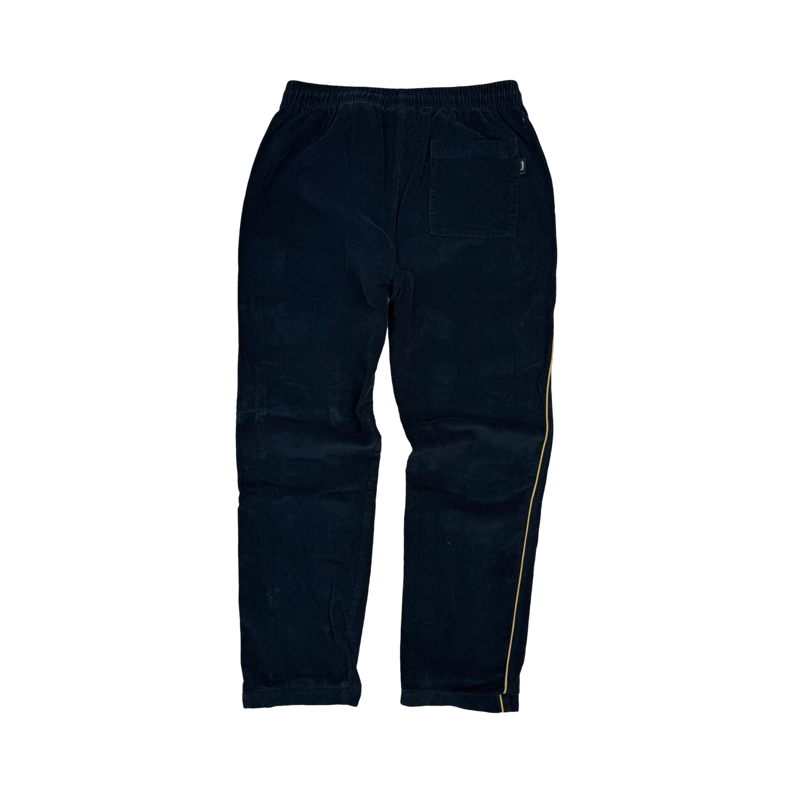 (W) Vintage Stussy Side Piping Cord Pants Navy Blue