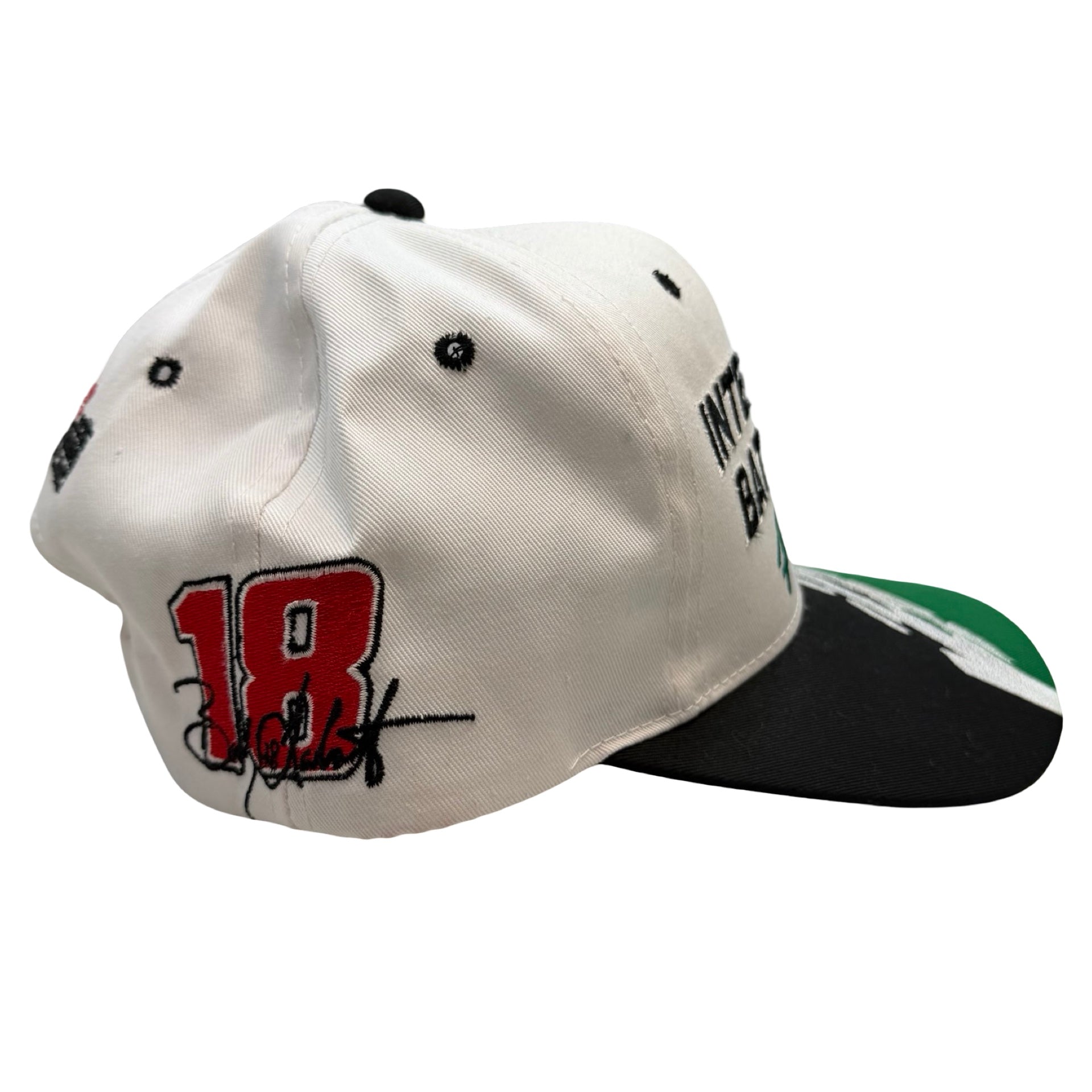 Vintage NASCAR Interstate Batteries Racing Snapback White