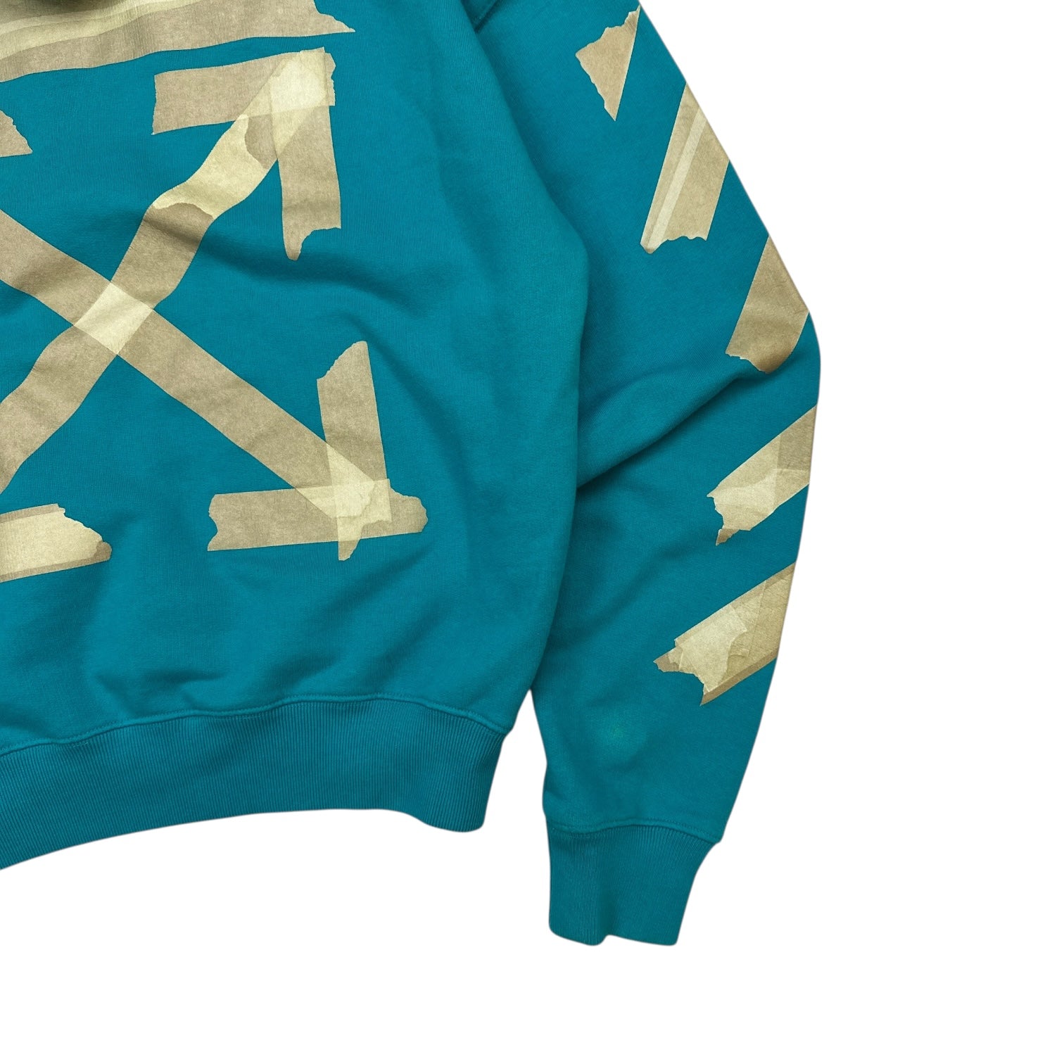 Off-White Arrows Hoodie Petrol Blue