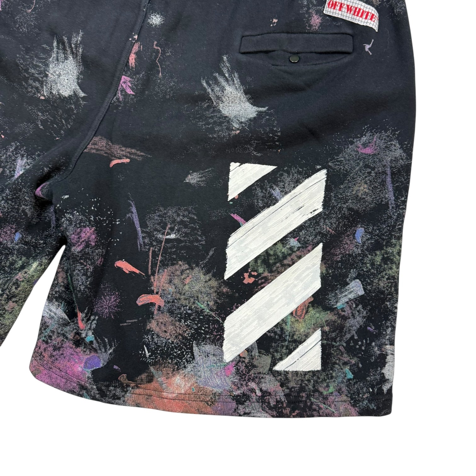 Off-White Galaxy Brushed Shorts Black