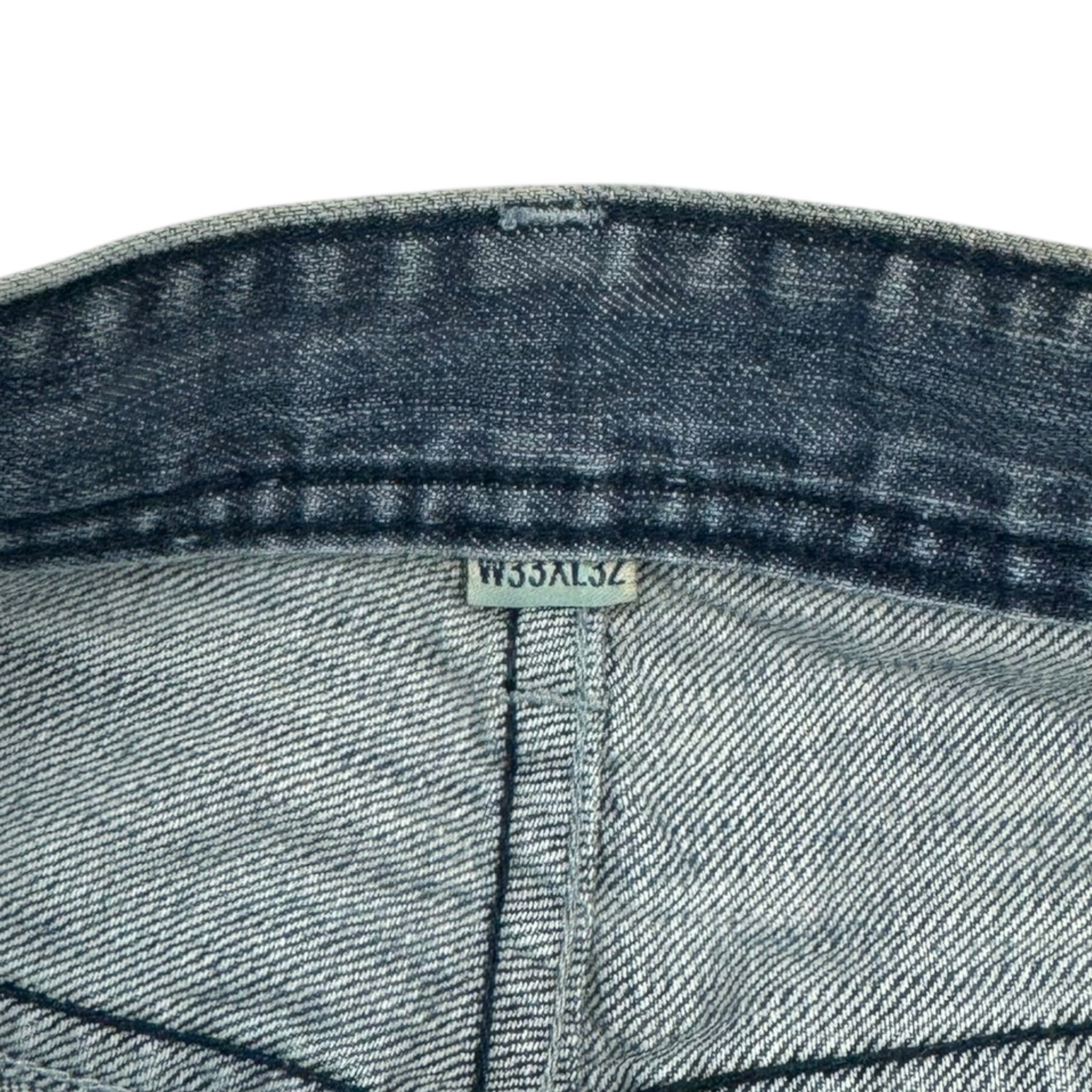 Y2K Flypaper Embroidered Euro Denim Blue Bottoms