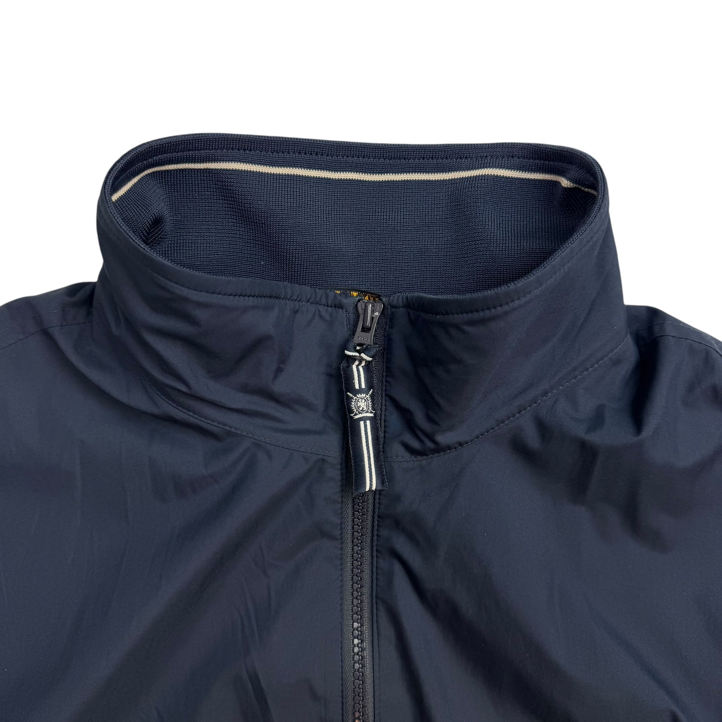 Vintage Tommy Hilfiger Golf Windbreaker Jacket Navy Blue