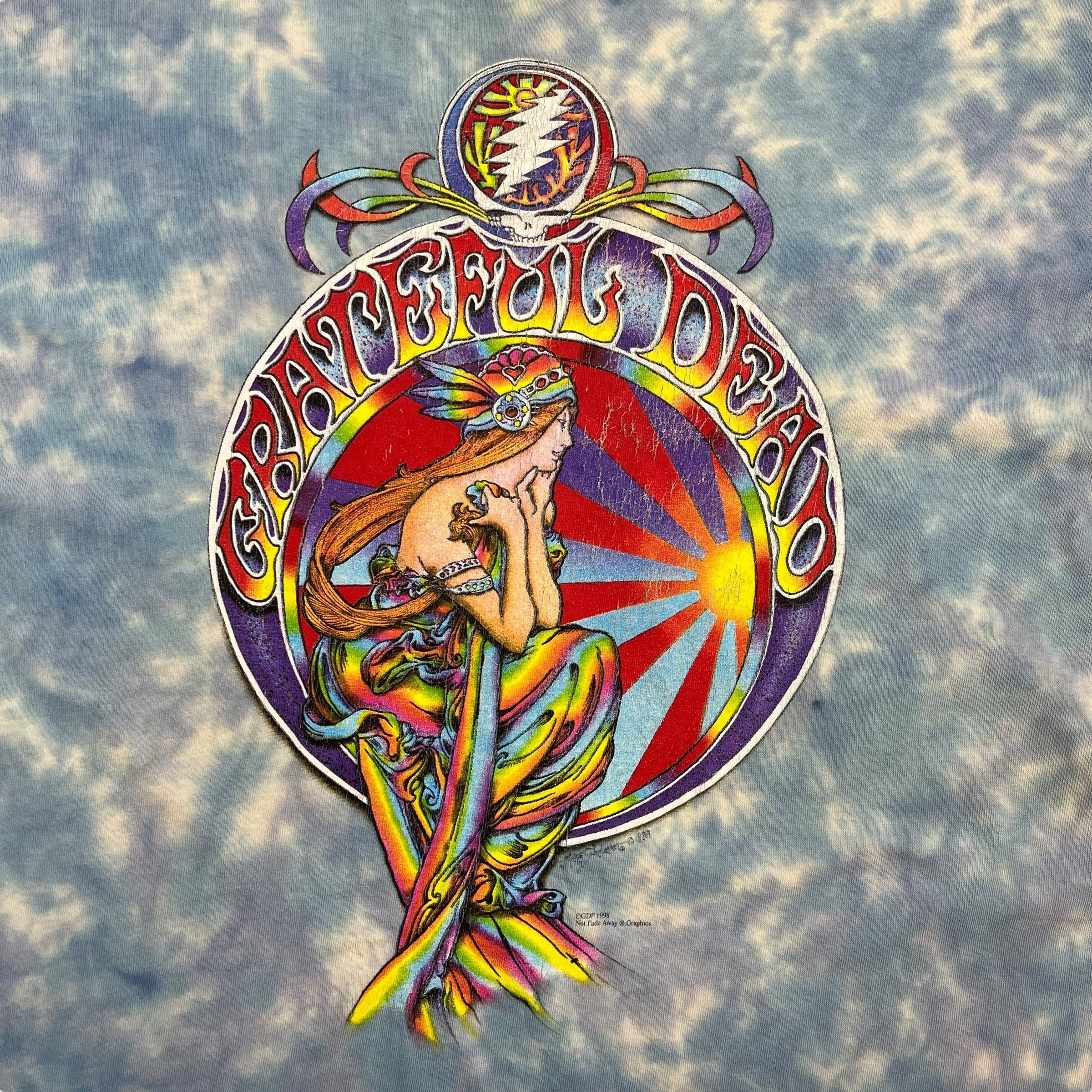 1998 Grateful Dead Tee Blue