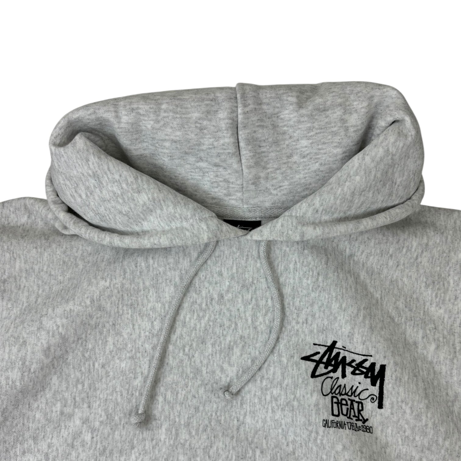 Stussy Classic Gear Hoodie Ash Heather
