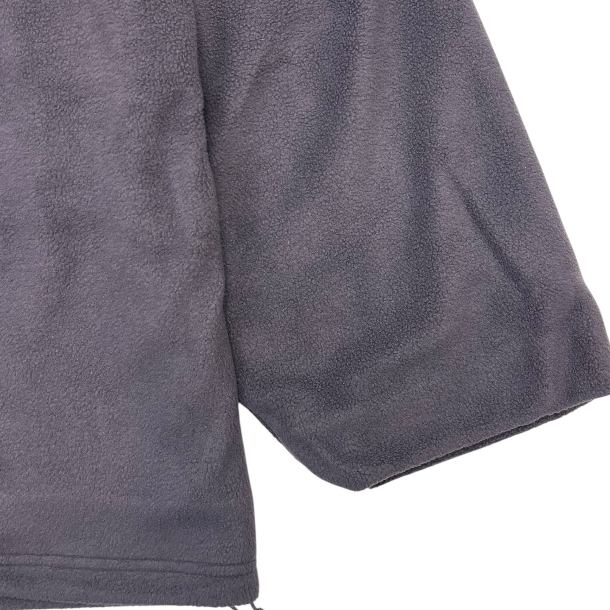 Yeezy Gap Polar Fleece Padded Hoodie Dark Grey
