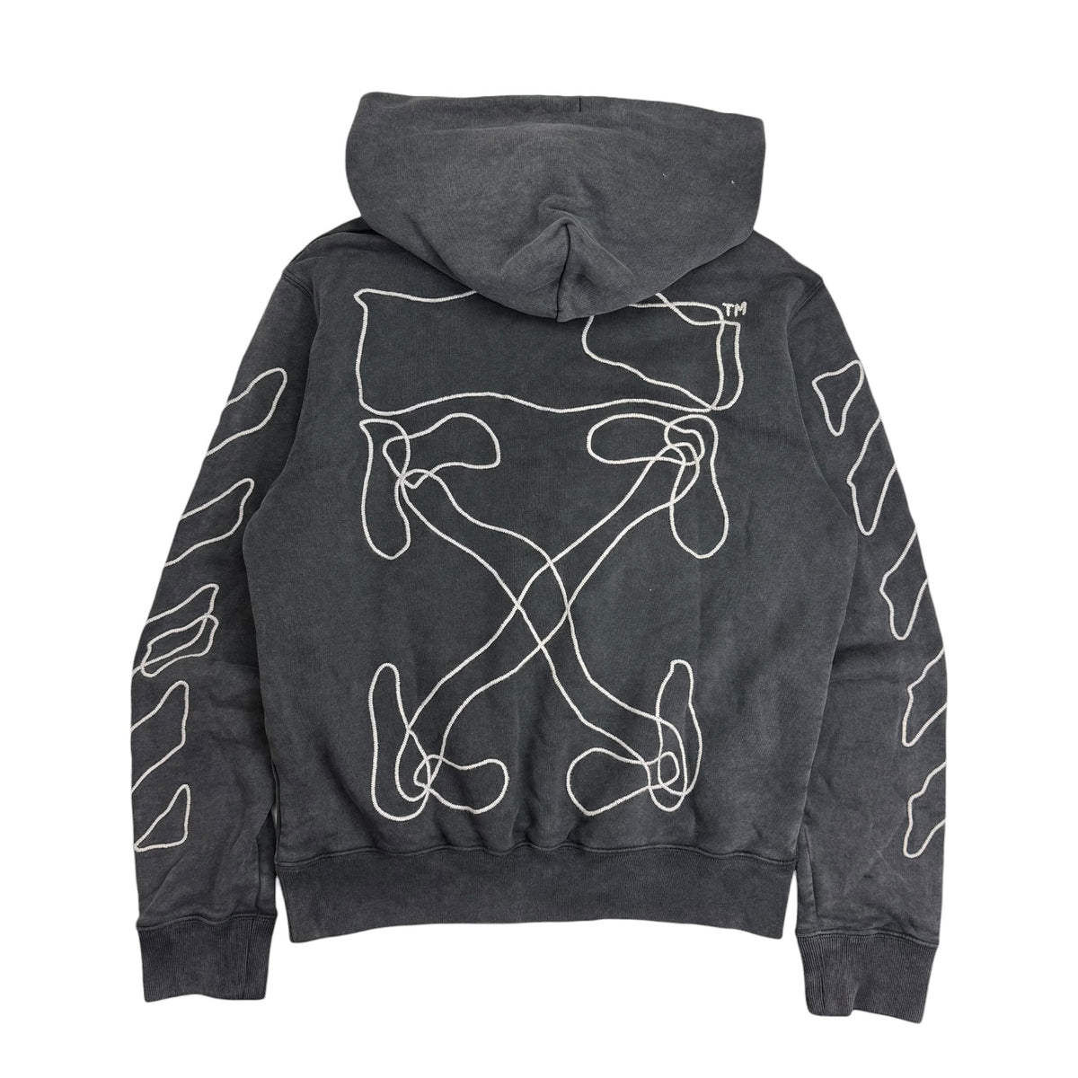 Off-White Abstract Arrows Hoodie Grey