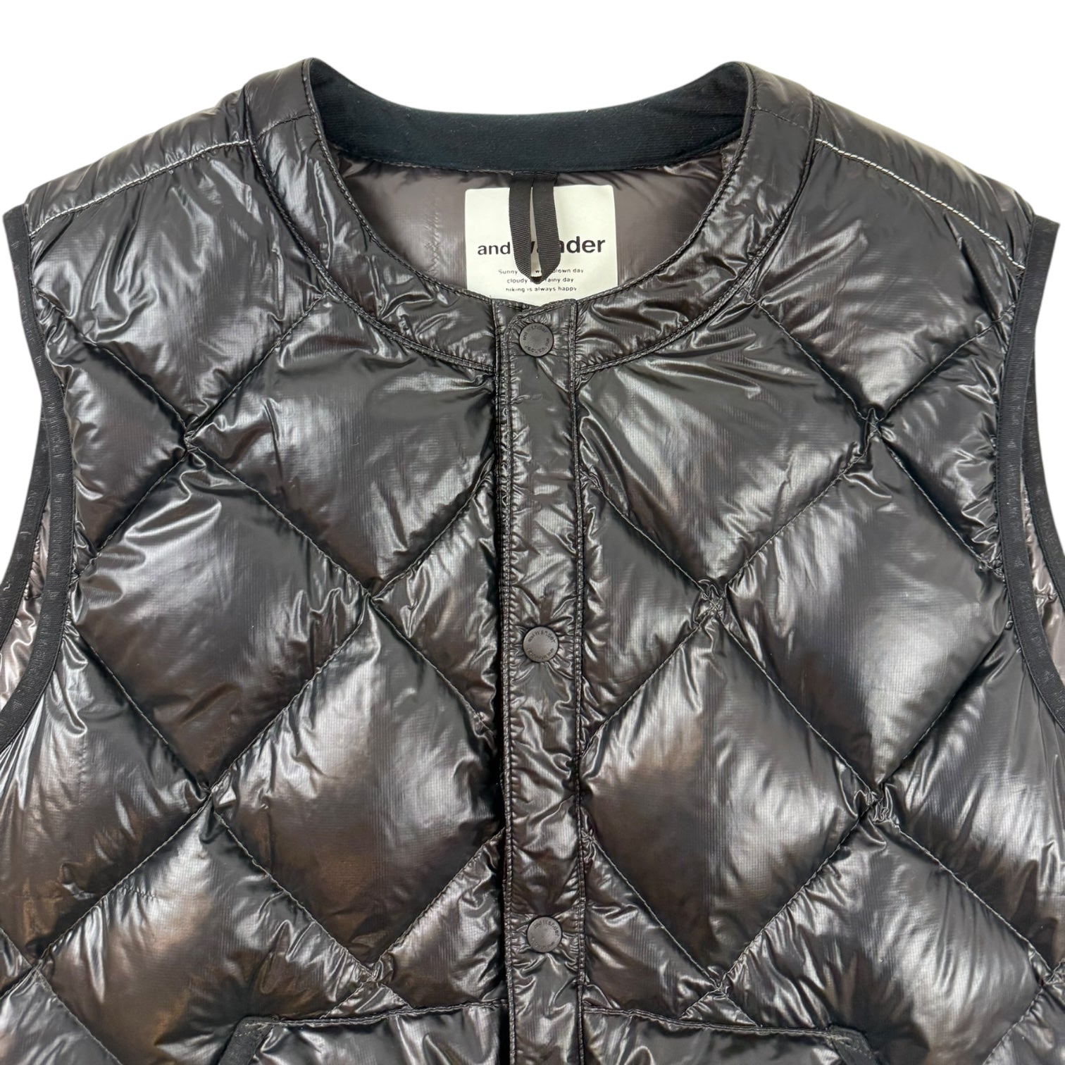 And Wander Diamond Stitch Down Vest