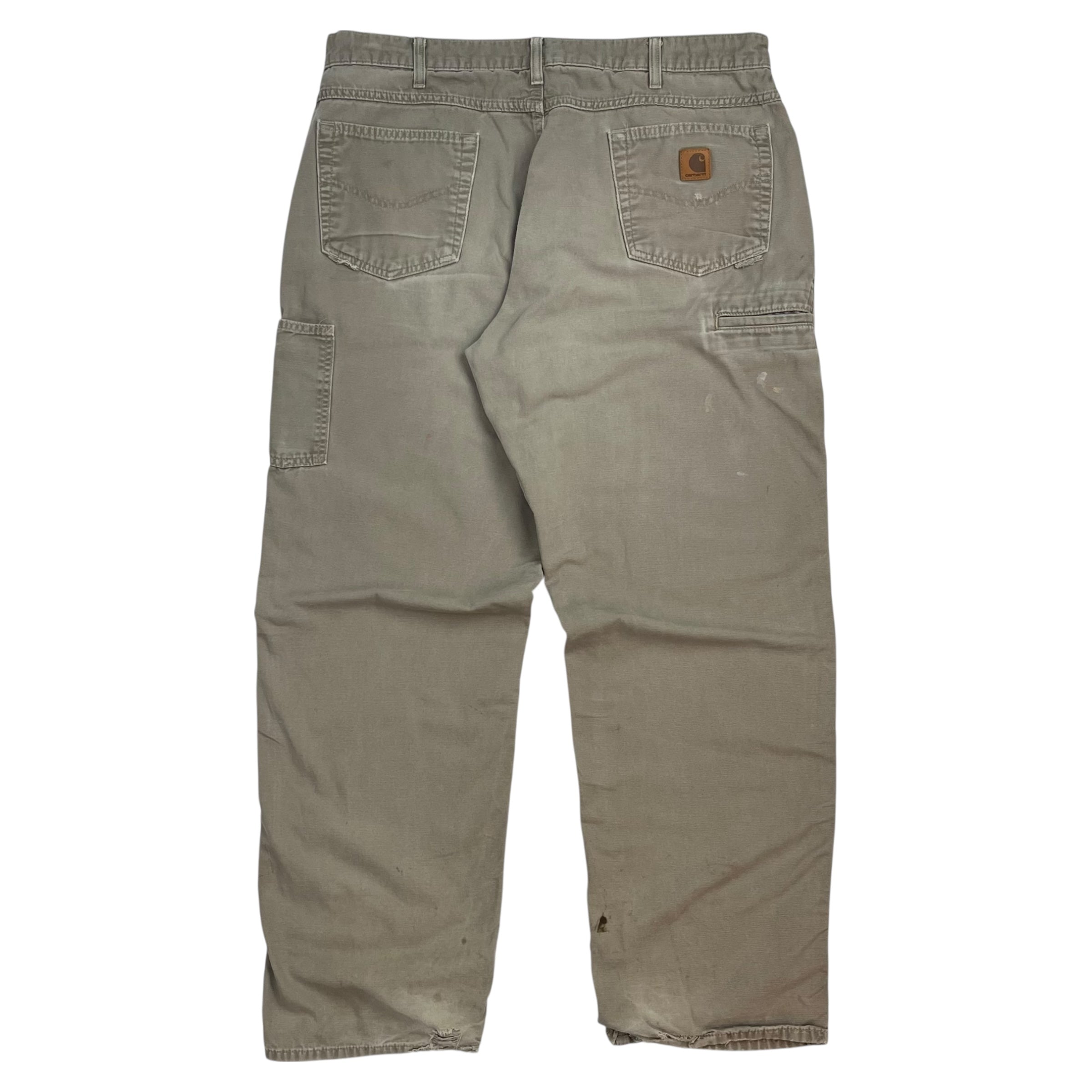 Vintage Carhartt Dungaree Pants Beige