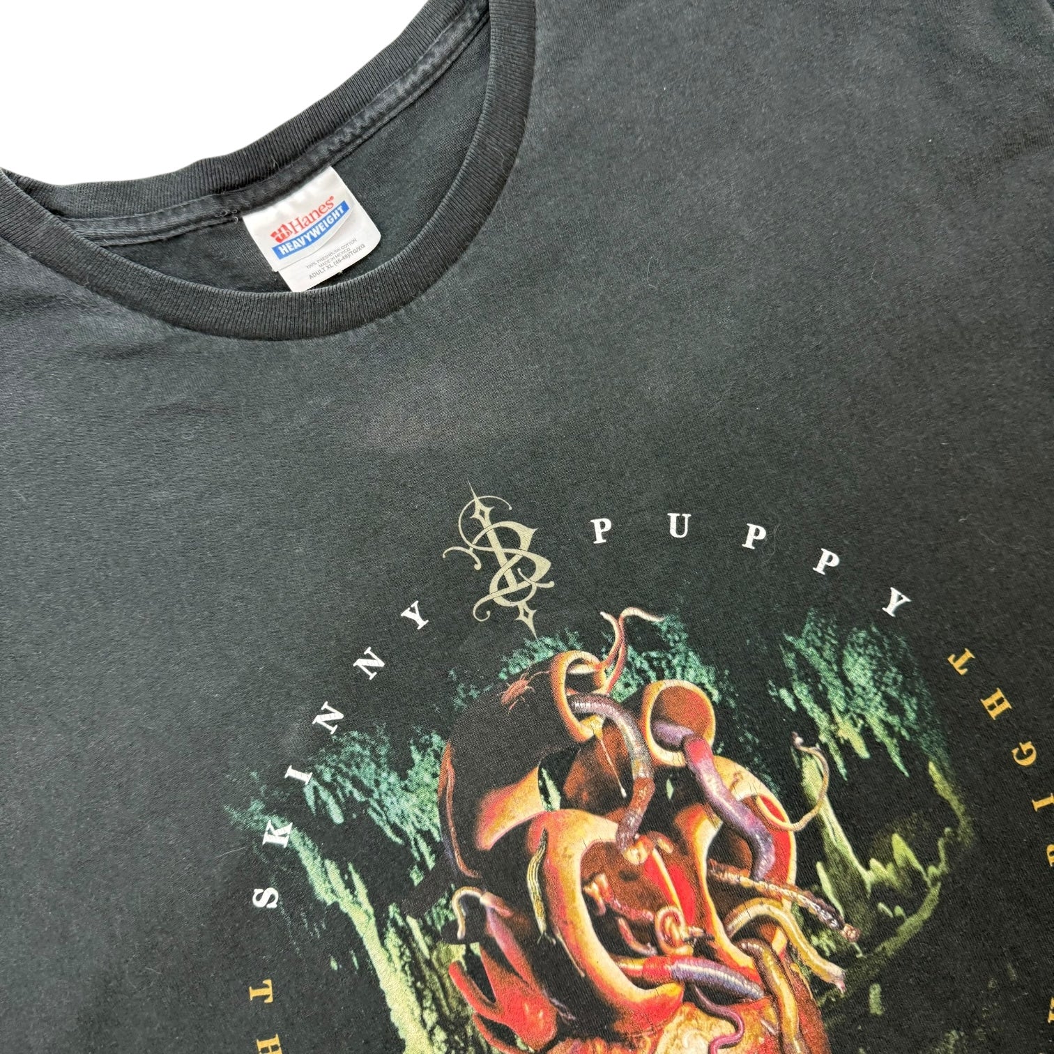 Vintage Skinny Puppy The Greater Wrong Of The Right Tour Tee Black
