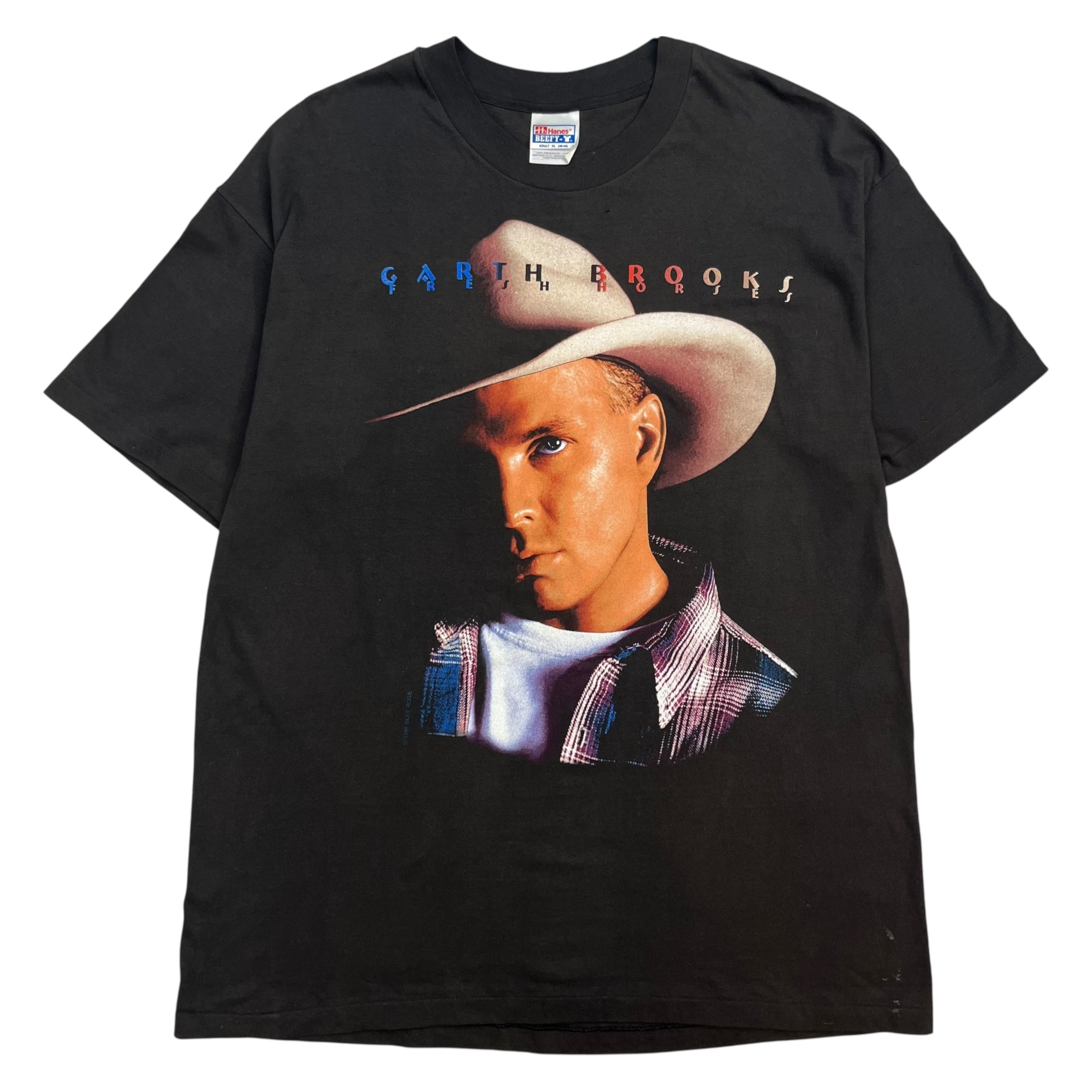 1996 Garth Brooks Fresh Horses Tour Tee Black