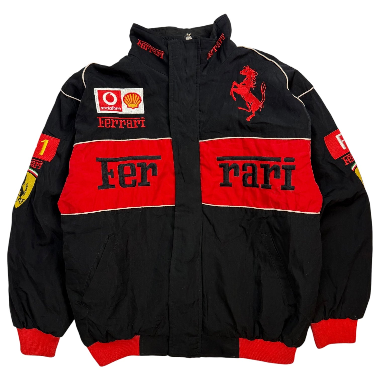 Vintage F-1 Ferrari Racing Jacket Black