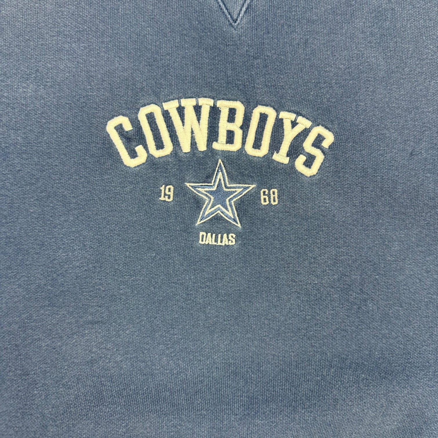 Vintage Nike Teams Dallas Cowboys Crewneck Navy Blue