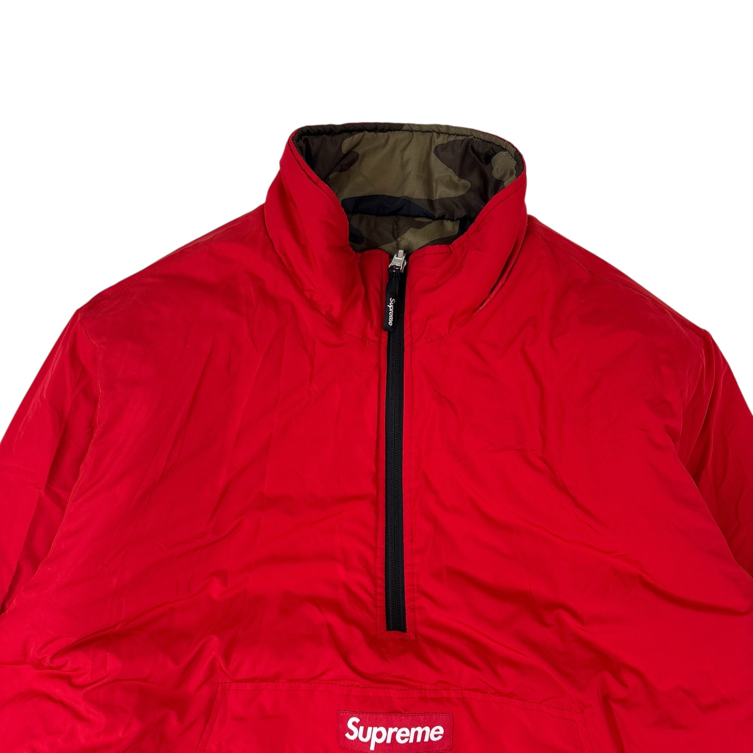 Supreme Reversible Pullover Puffer Half-Zip