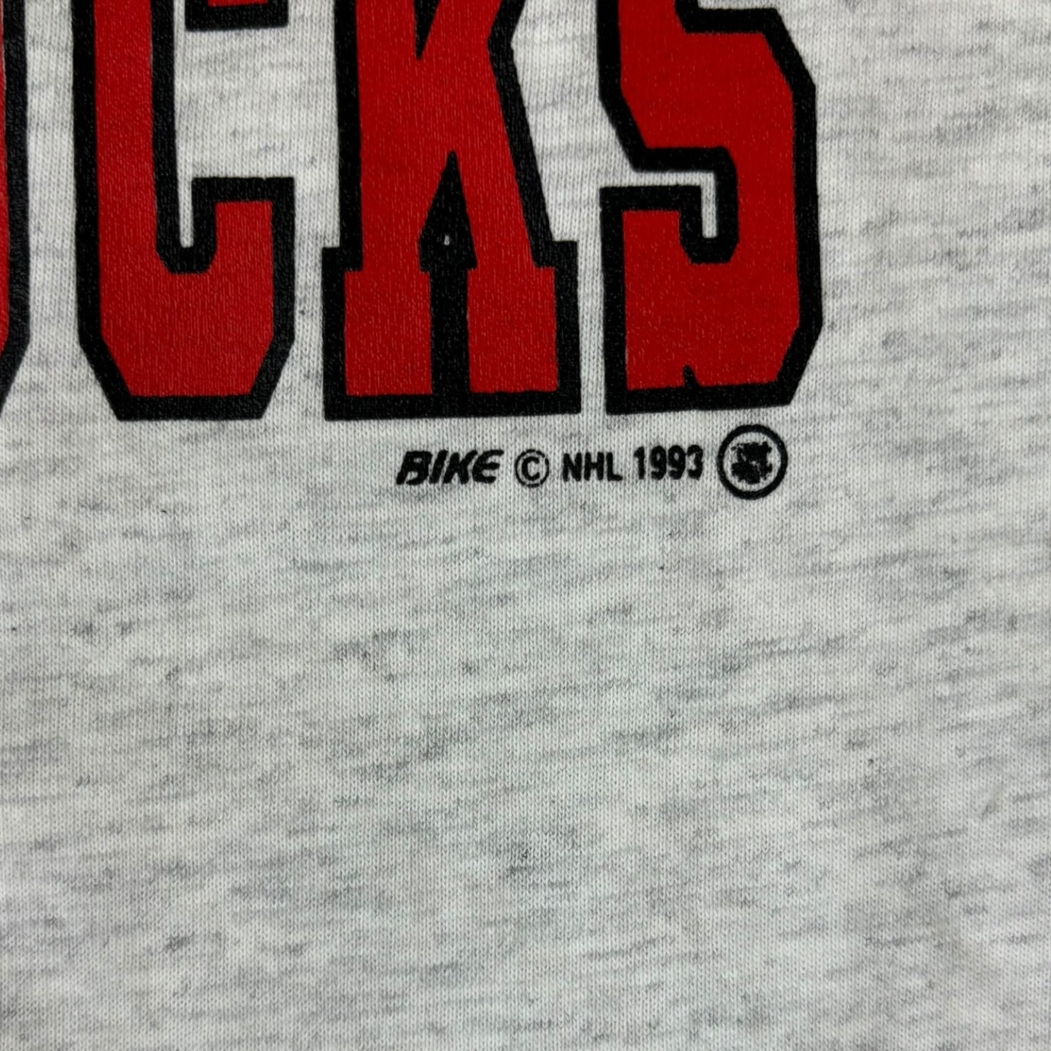 Vintage 1993 Vancouver Canucks T-Shirt Grey