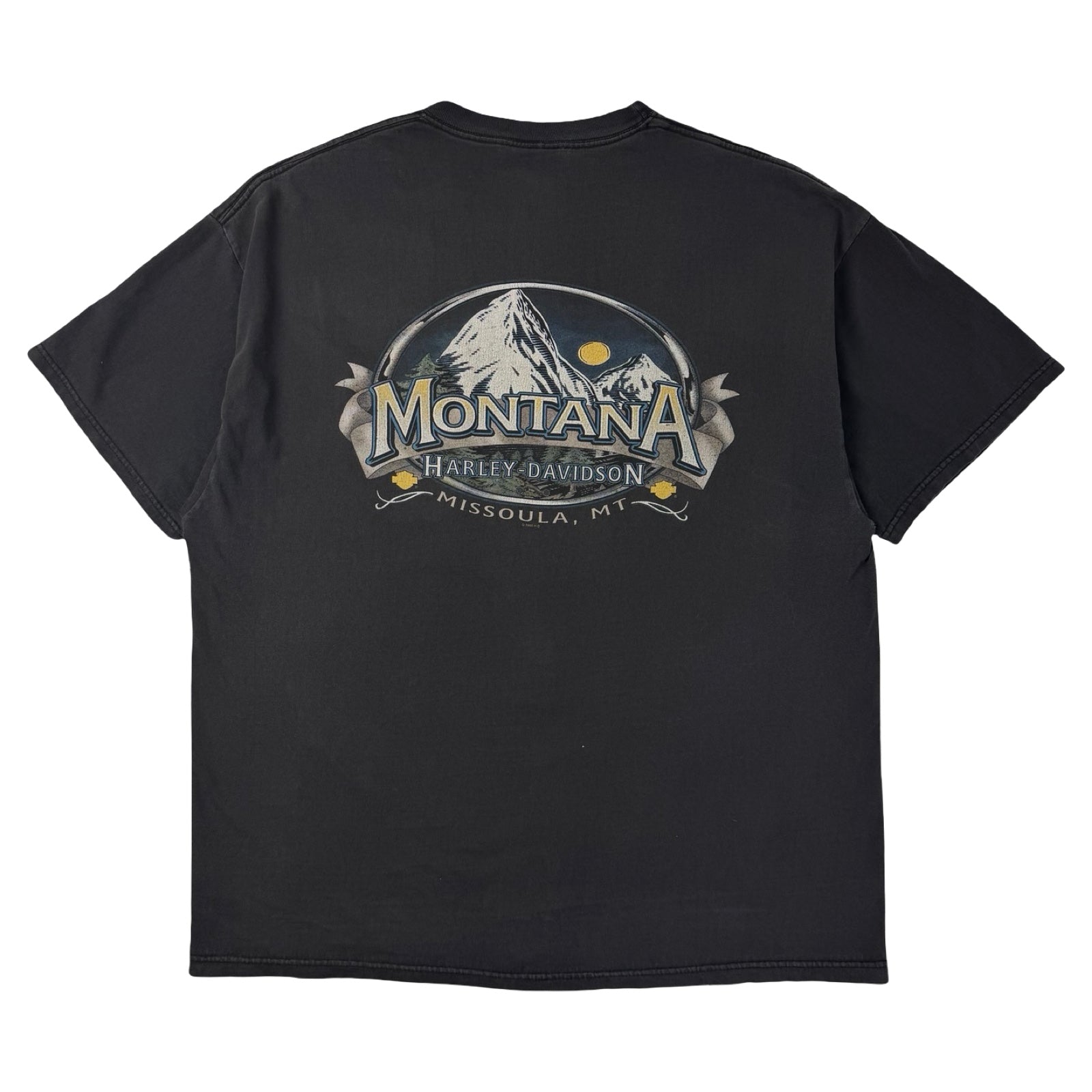 1998 Harley Davidson Flame Eagle Pocket T-Shirt
